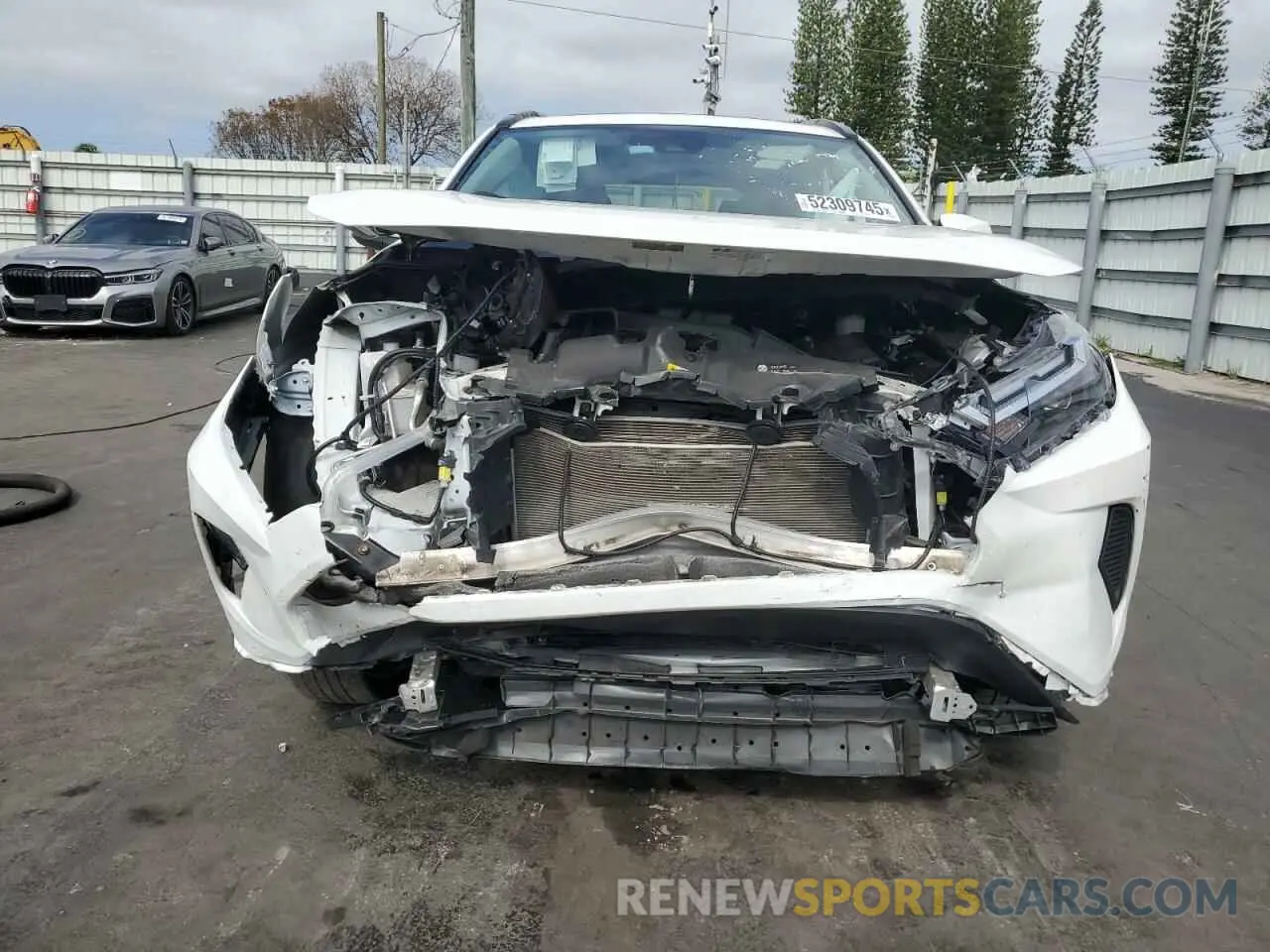 5 fotografías del automóvil dañado 2T3W1RFV2NC197806 TOYOTA RAV4 2022