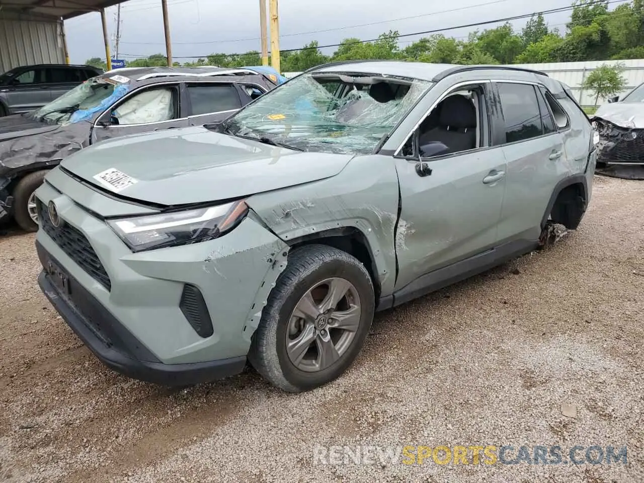 1 fotografías del automóvil dañado 2T3W1RFV2NW197867 TOYOTA RAV4 2022