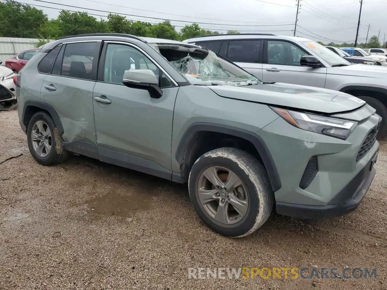 4 fotografías del automóvil dañado 2T3W1RFV2NW197867 TOYOTA RAV4 2022