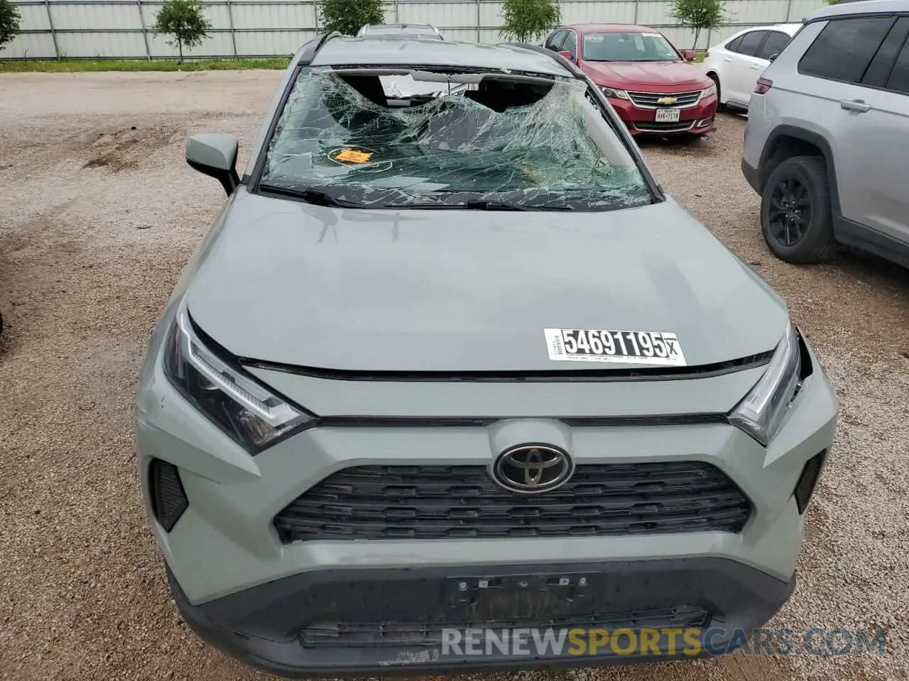 5 fotografías del automóvil dañado 2T3W1RFV2NW197867 TOYOTA RAV4 2022
