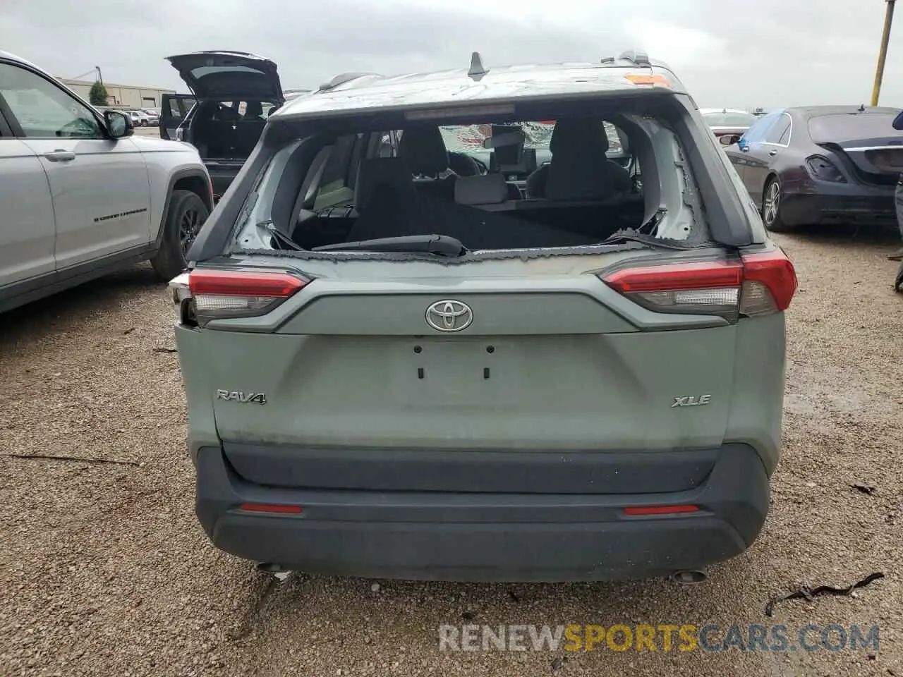 6 fotografías del automóvil dañado 2T3W1RFV2NW197867 TOYOTA RAV4 2022