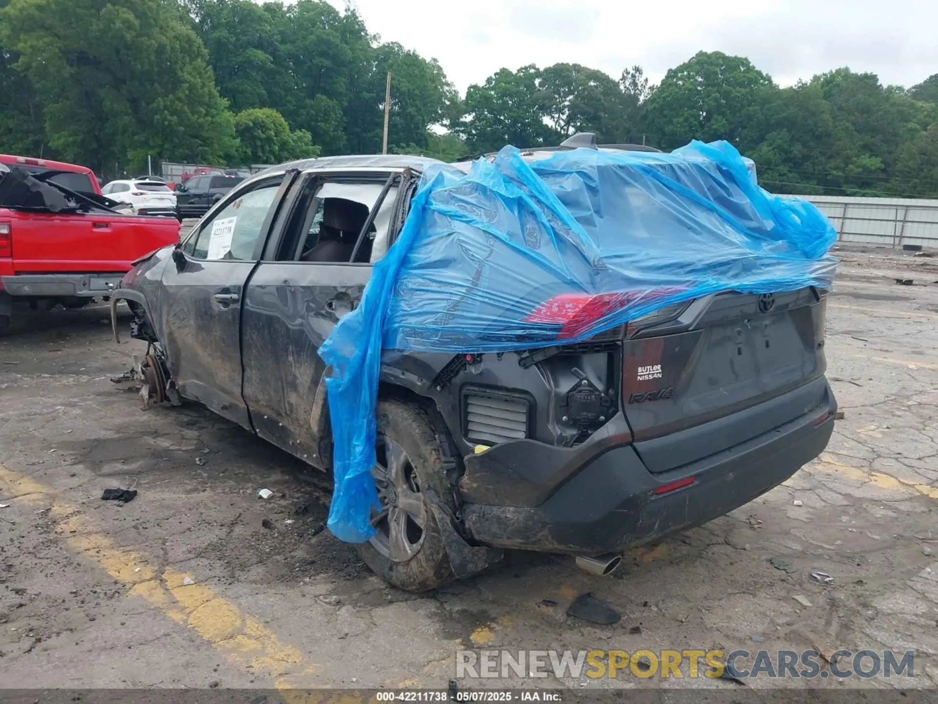 3 fotografías del automóvil dañado 2T3W1RFV3NC179122 TOYOTA RAV4 2022