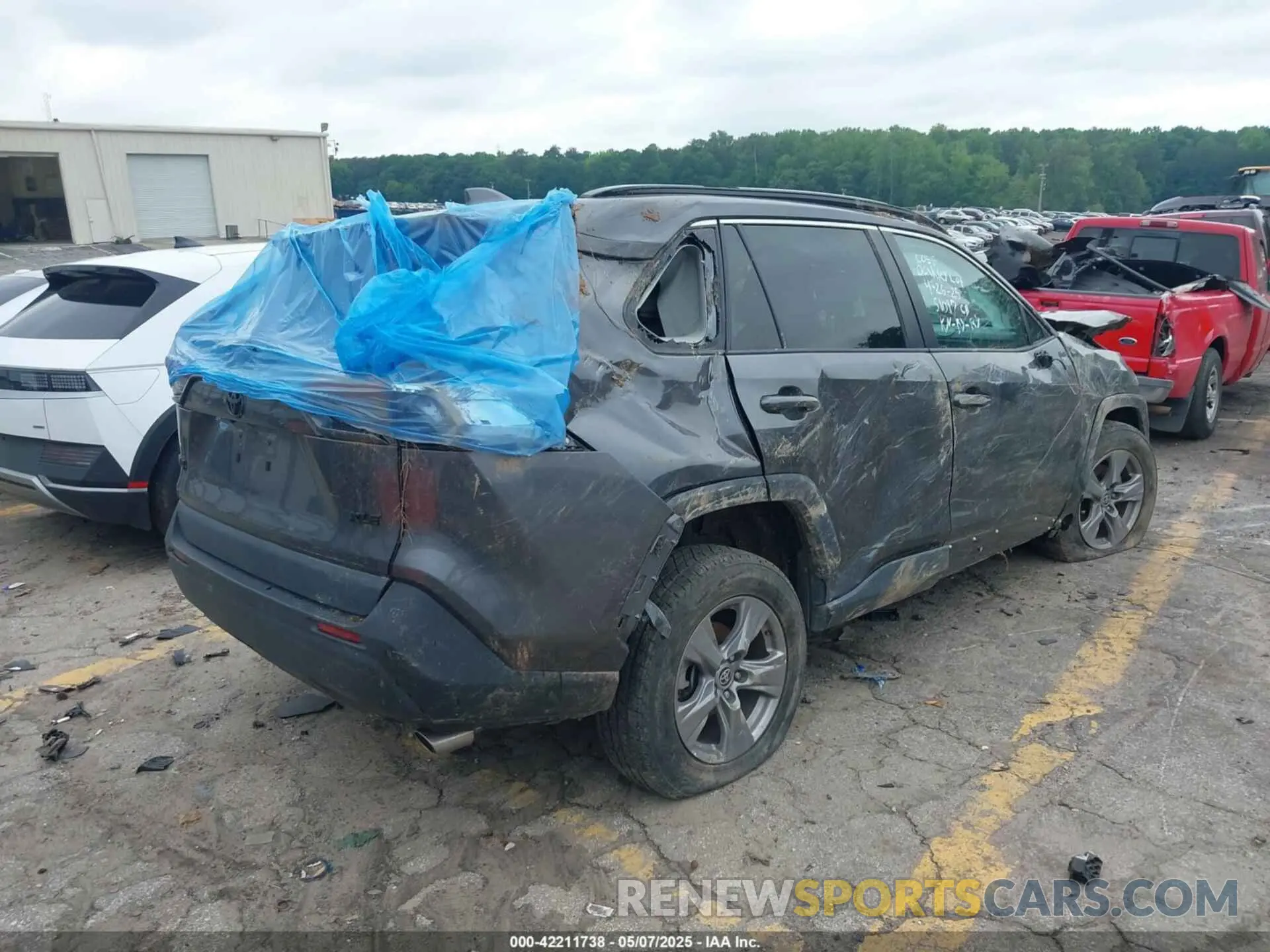 4 fotografías del automóvil dañado 2T3W1RFV3NC179122 TOYOTA RAV4 2022