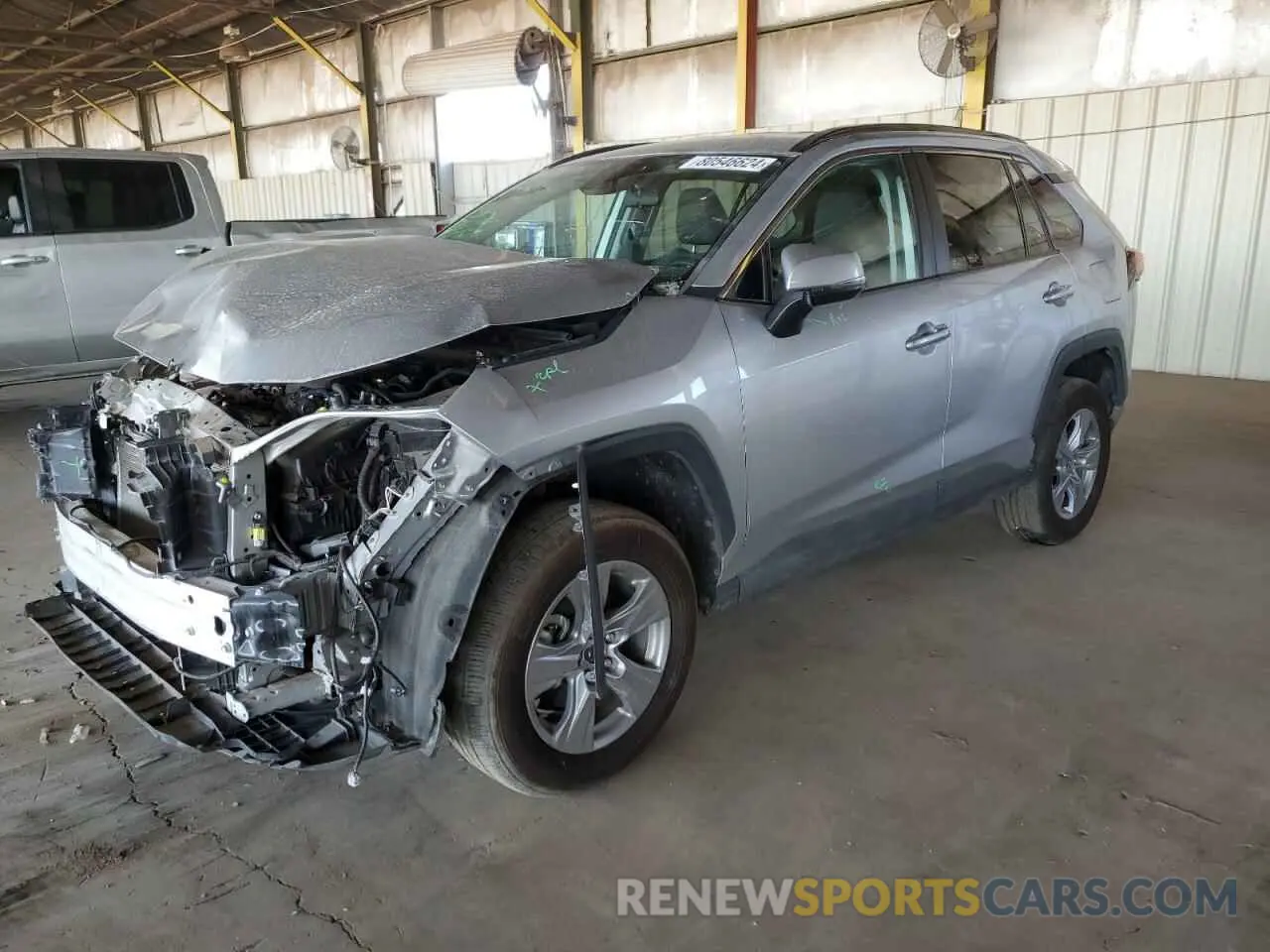 1 fotografías del automóvil dañado 2T3W1RFV3NW190409 TOYOTA RAV4 2022