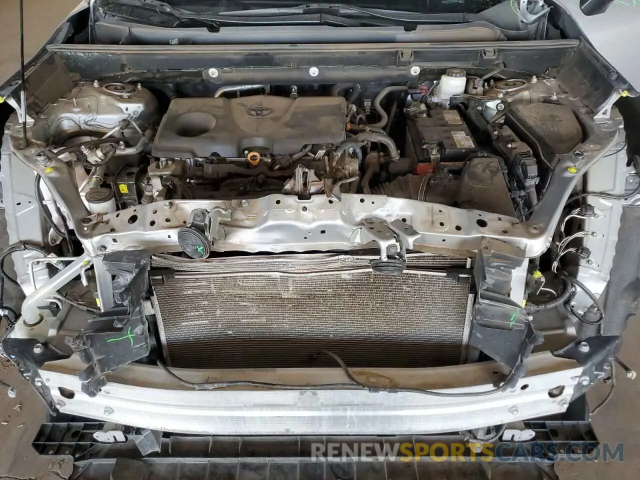 11 fotografías del automóvil dañado 2T3W1RFV3NW190409 TOYOTA RAV4 2022