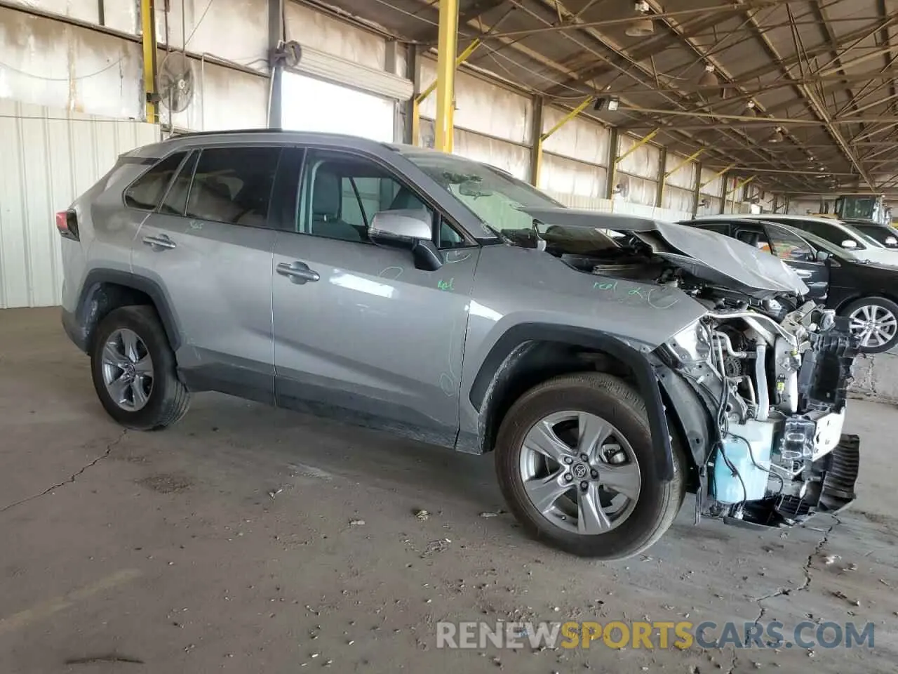 4 fotografías del automóvil dañado 2T3W1RFV3NW190409 TOYOTA RAV4 2022