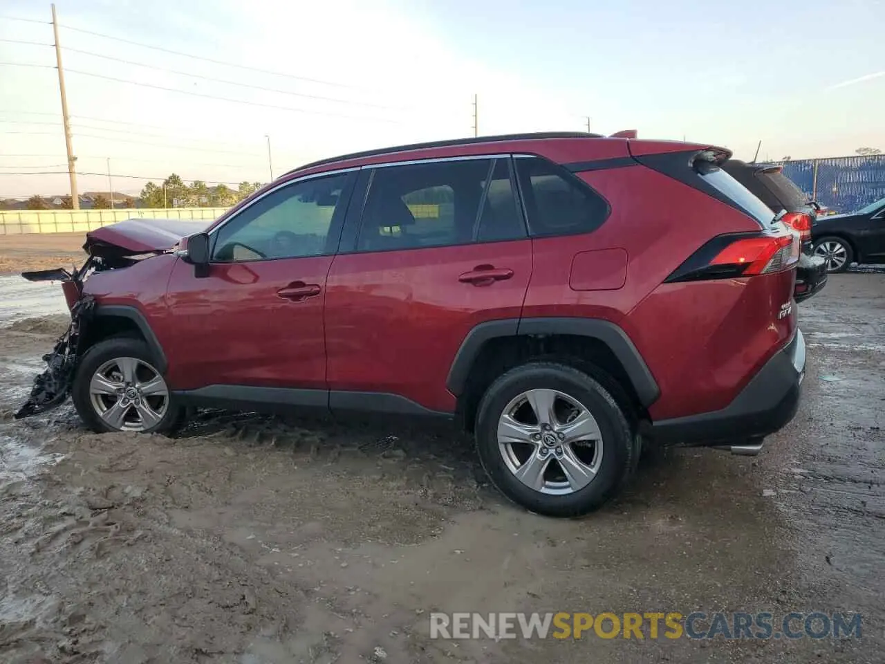 2 fotografías del automóvil dañado 2T3W1RFV3NW200565 TOYOTA RAV4 2022
