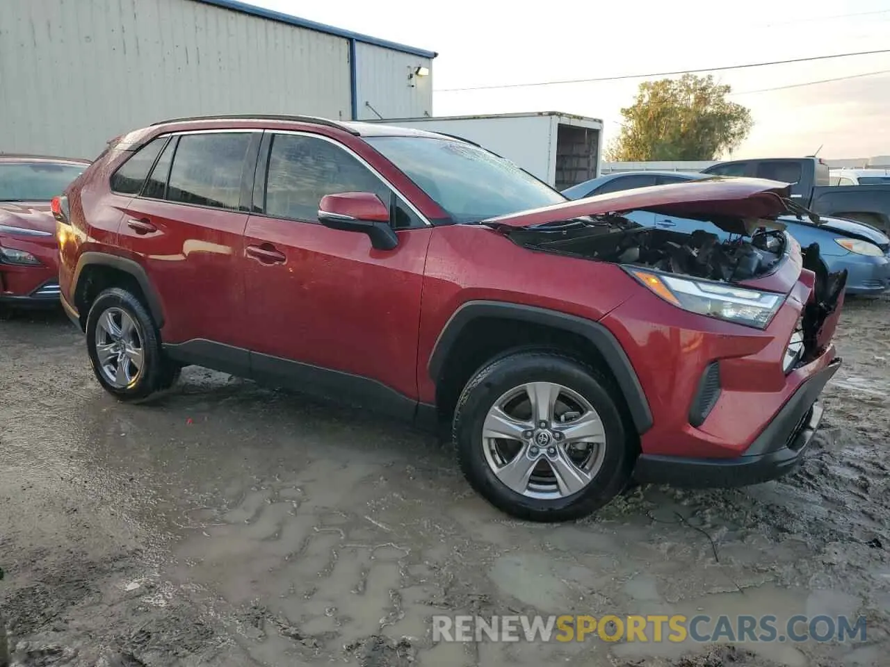 4 fotografías del automóvil dañado 2T3W1RFV3NW200565 TOYOTA RAV4 2022