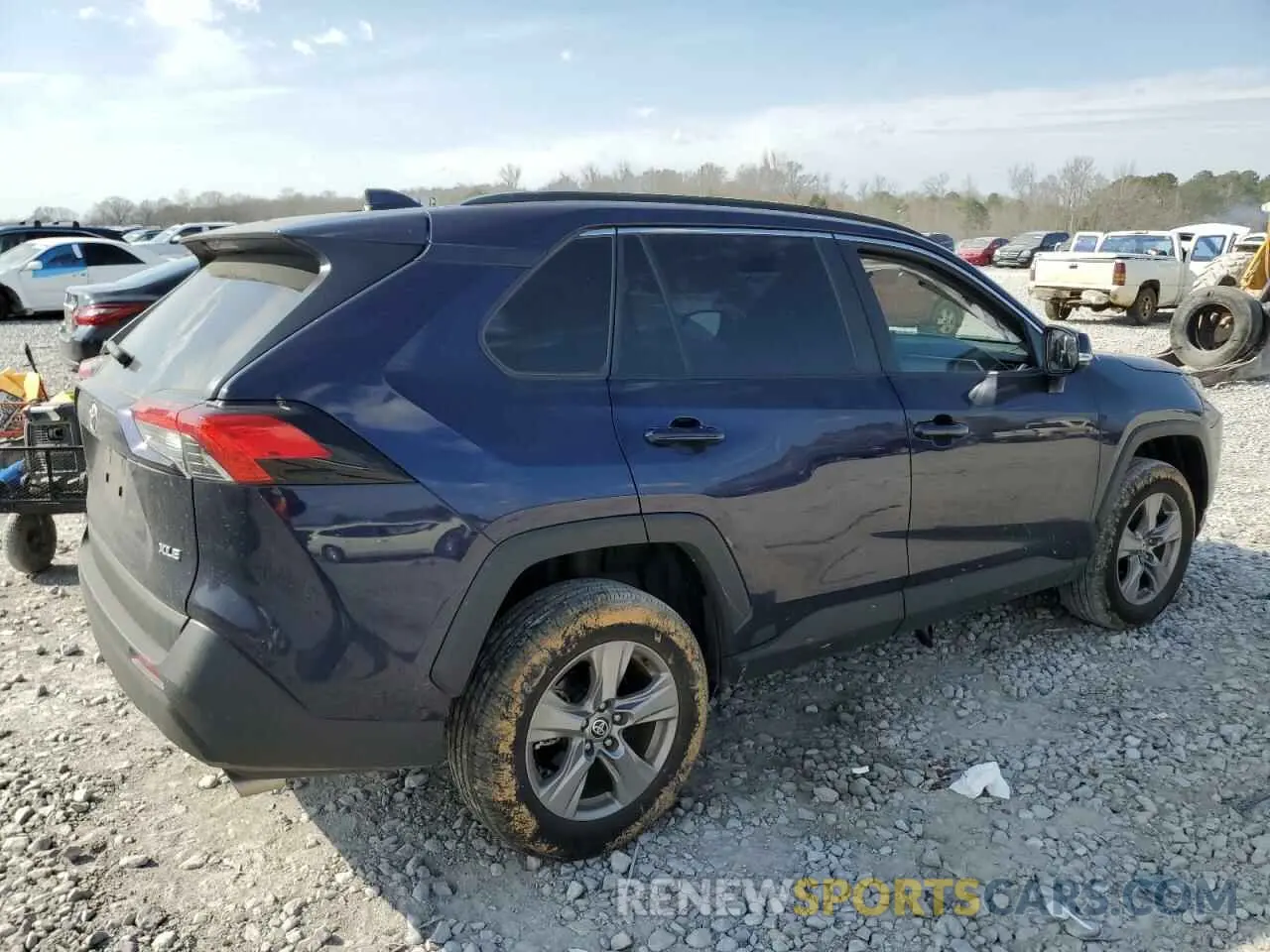 3 fotografías del automóvil dañado 2T3W1RFV3NW210660 TOYOTA RAV4 2022
