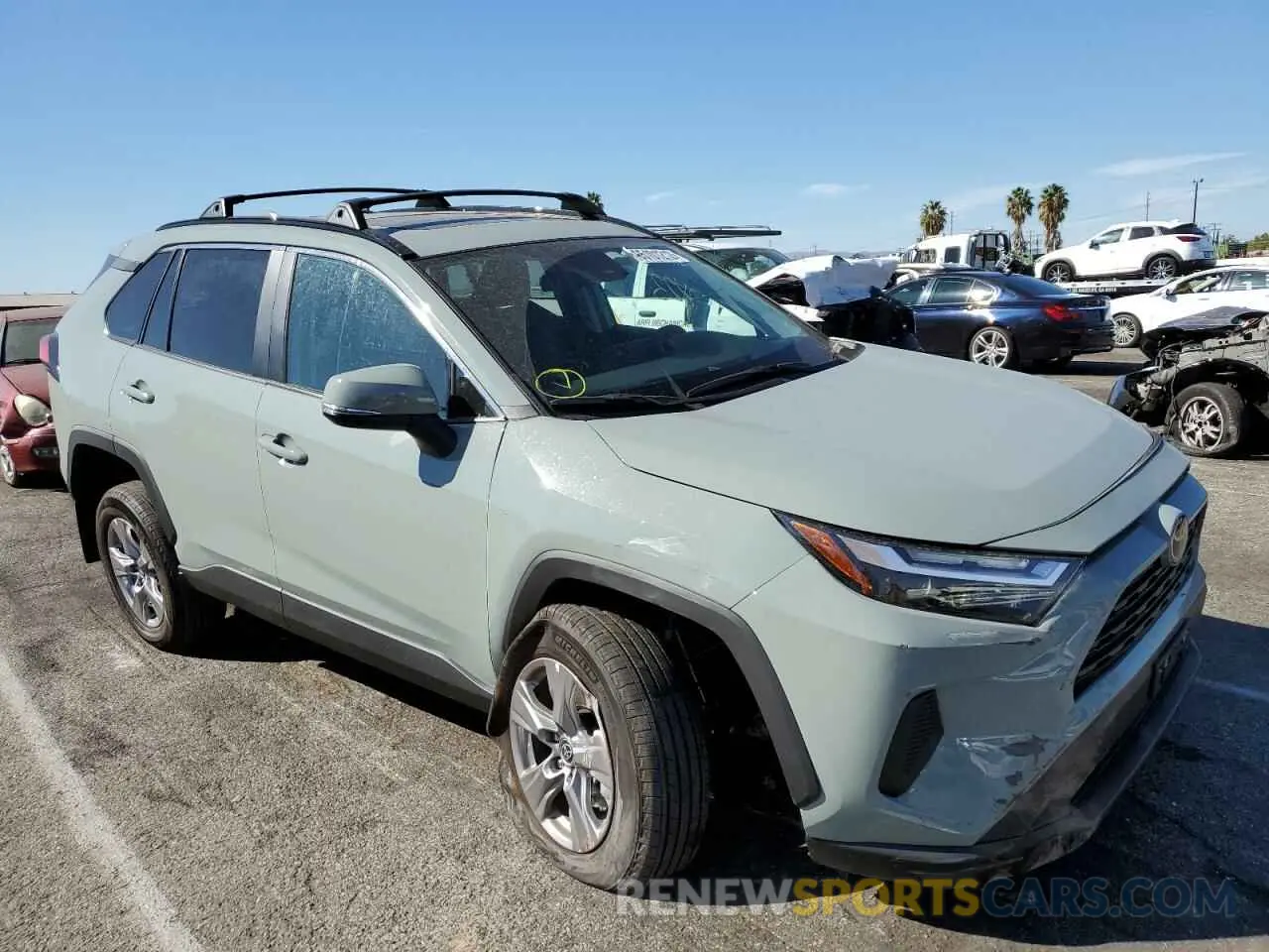 1 fotografías del automóvil dañado 2T3W1RFV3NW222808 TOYOTA RAV4 2022