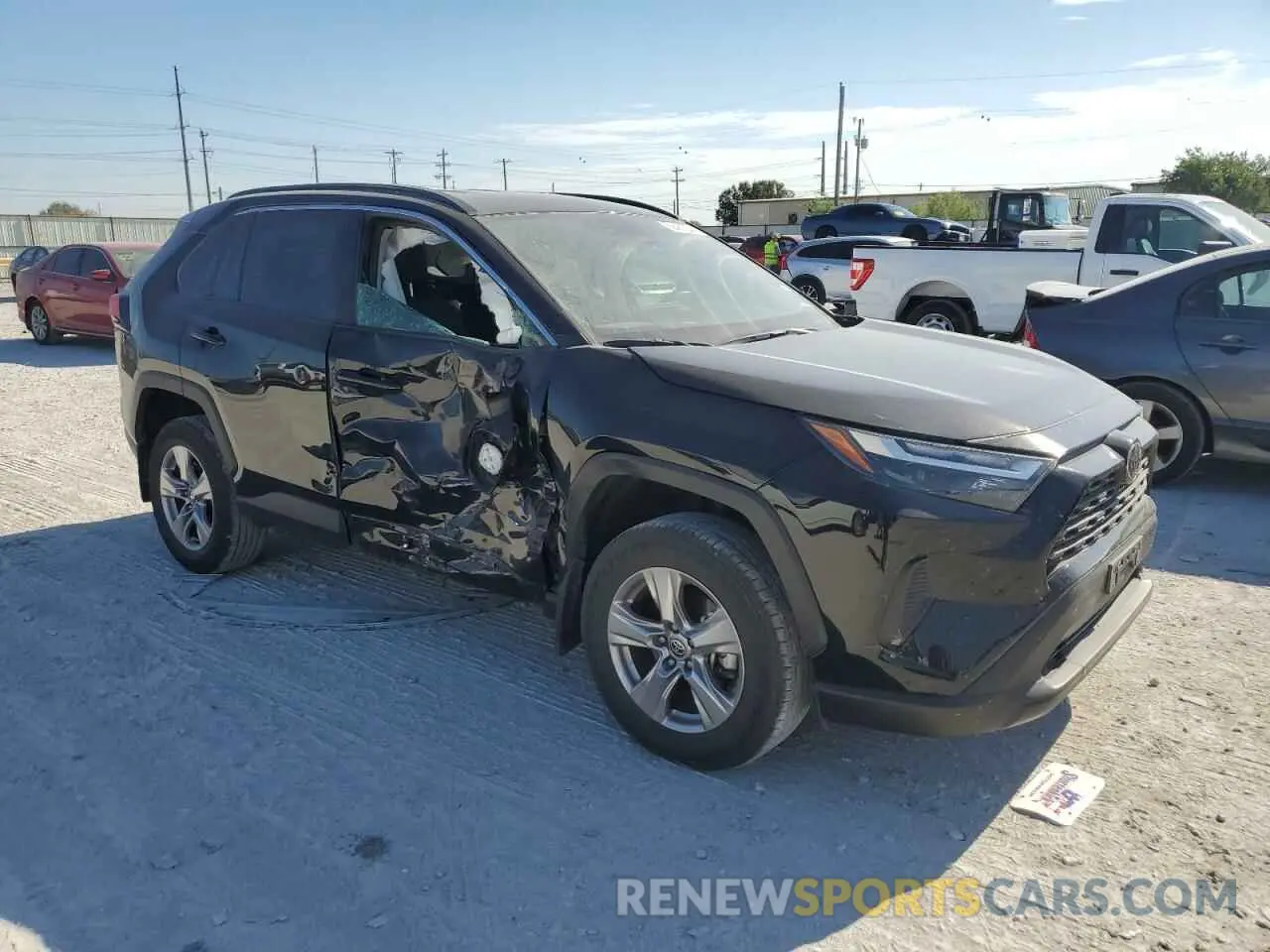4 fotografías del automóvil dañado 2T3W1RFV4NC208160 TOYOTA RAV4 2022