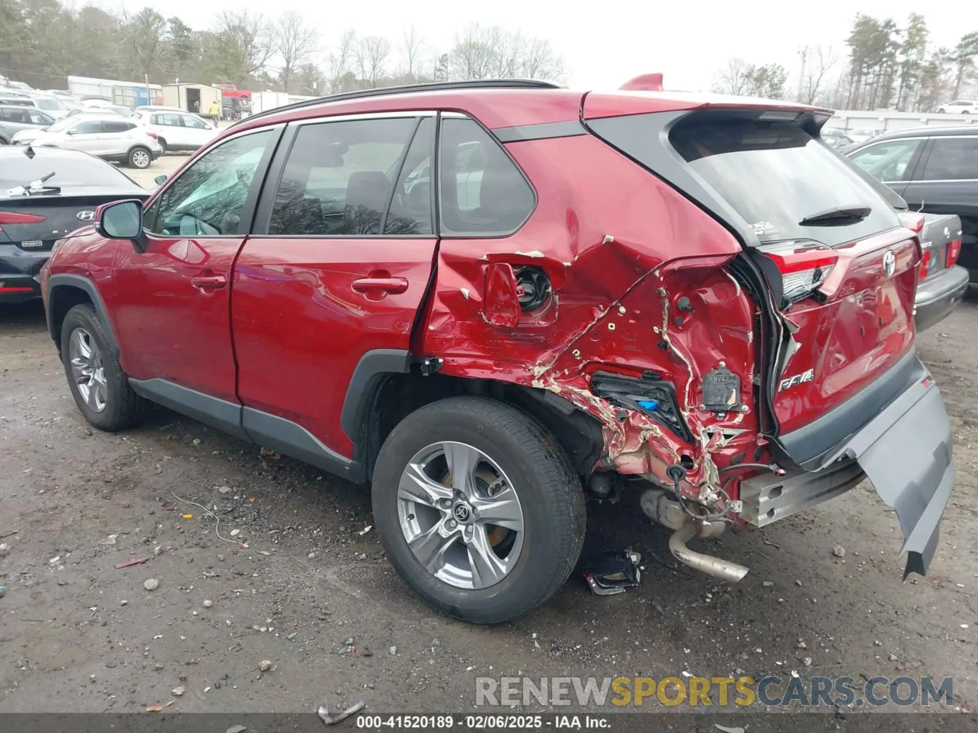 3 fotografías del automóvil dañado 2T3W1RFV4NW190905 TOYOTA RAV4 2022