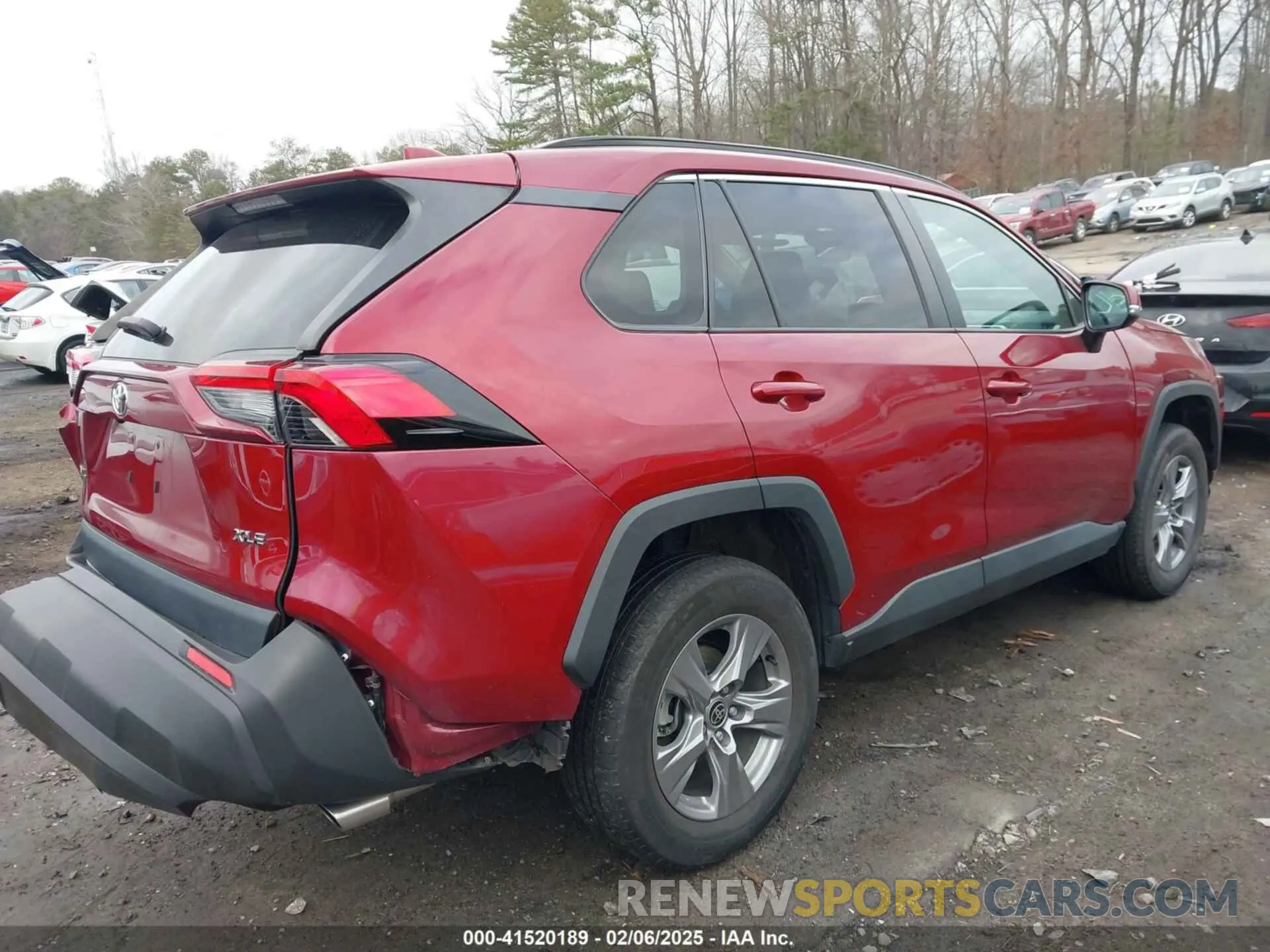 4 fotografías del automóvil dañado 2T3W1RFV4NW190905 TOYOTA RAV4 2022