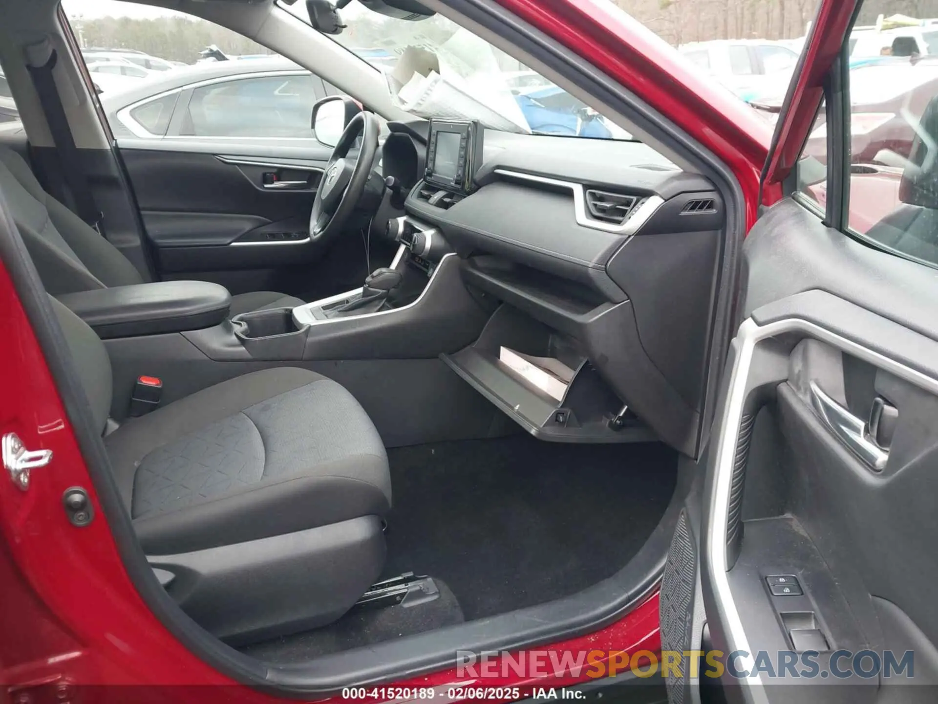 5 fotografías del automóvil dañado 2T3W1RFV4NW190905 TOYOTA RAV4 2022