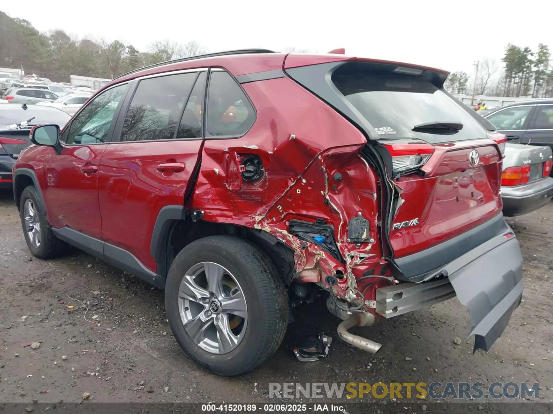 6 fotografías del automóvil dañado 2T3W1RFV4NW190905 TOYOTA RAV4 2022