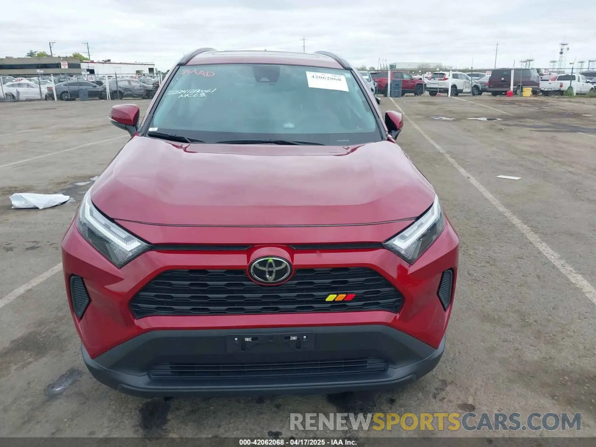 11 fotografías del automóvil dañado 2T3W1RFV4NW213129 TOYOTA RAV4 2022