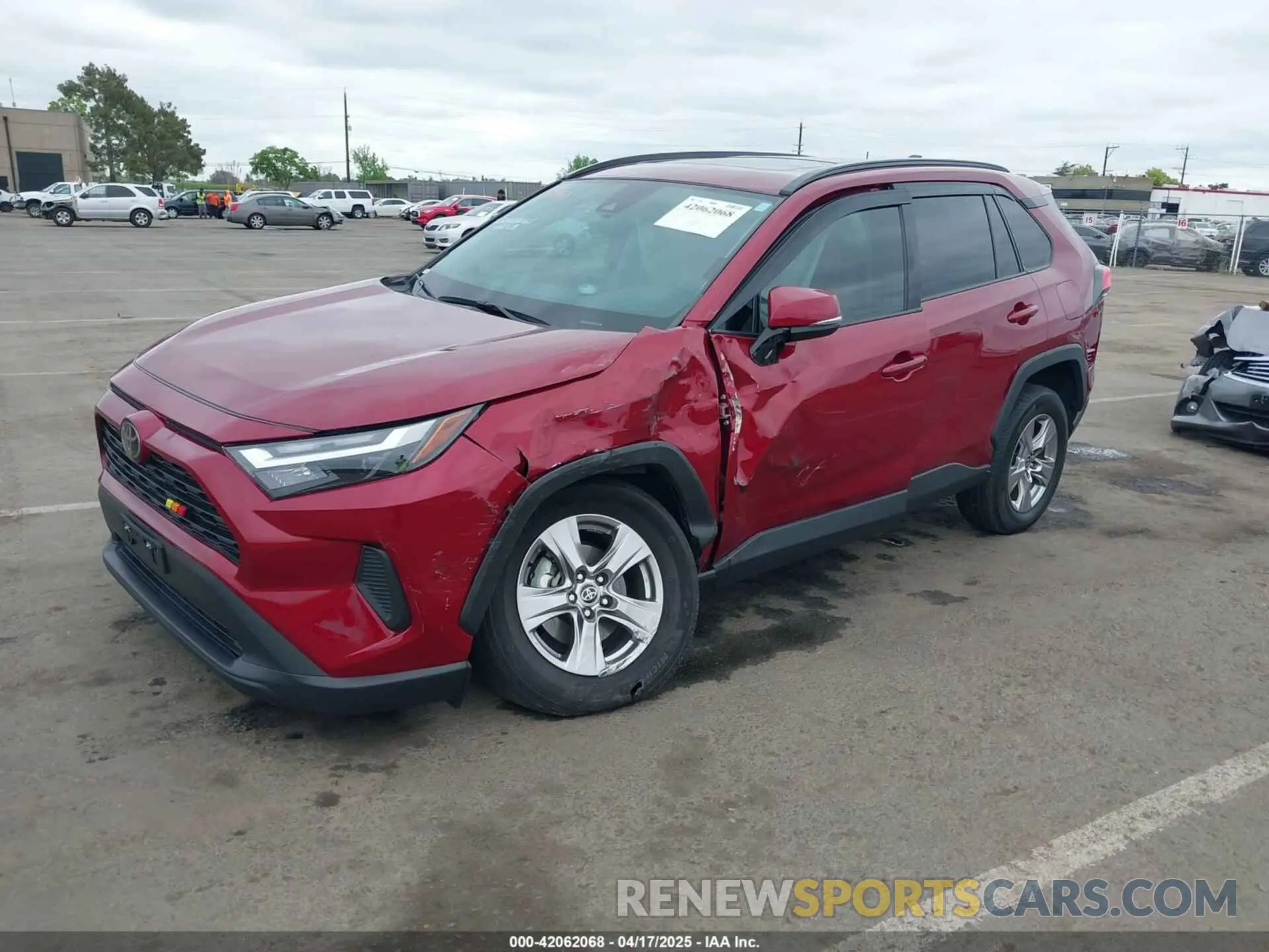 2 fotografías del automóvil dañado 2T3W1RFV4NW213129 TOYOTA RAV4 2022