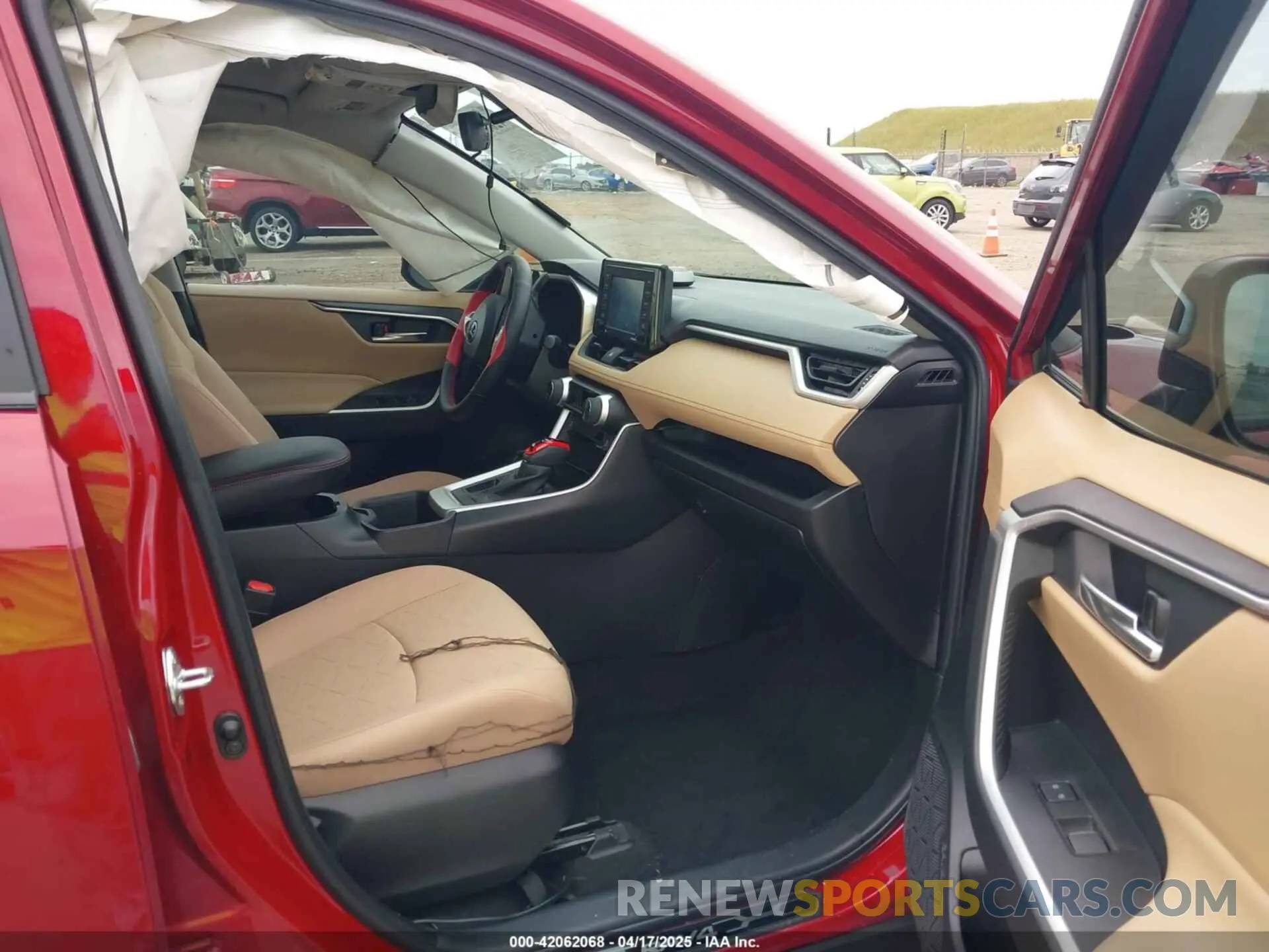 5 fotografías del automóvil dañado 2T3W1RFV4NW213129 TOYOTA RAV4 2022