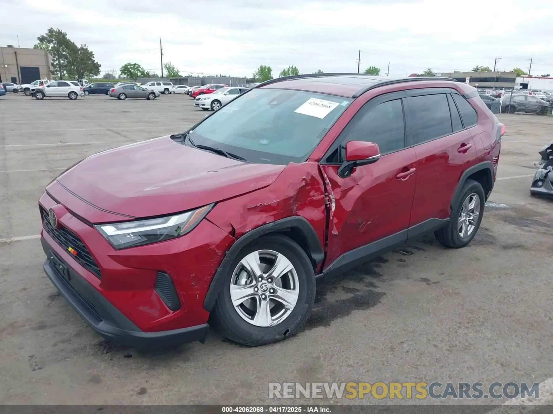 6 fotografías del automóvil dañado 2T3W1RFV4NW213129 TOYOTA RAV4 2022