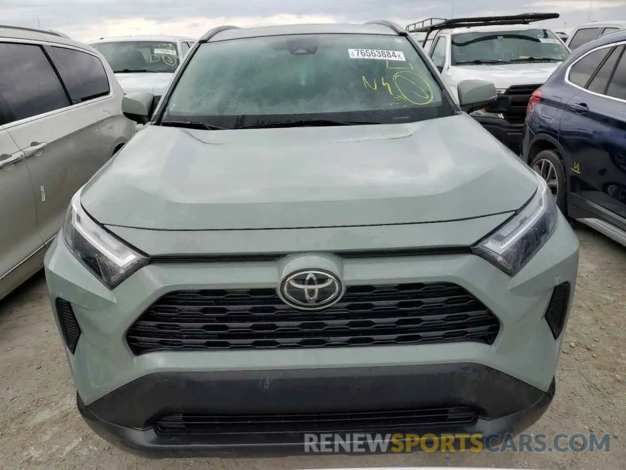 5 fotografías del automóvil dañado 2T3W1RFV4NW214927 TOYOTA RAV4 2022