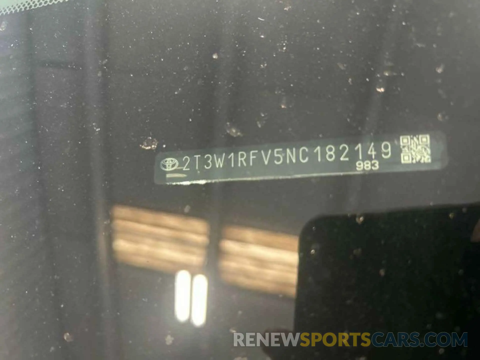2 fotografías del automóvil dañado 2T3W1RFV5NC182149 TOYOTA RAV4 2022