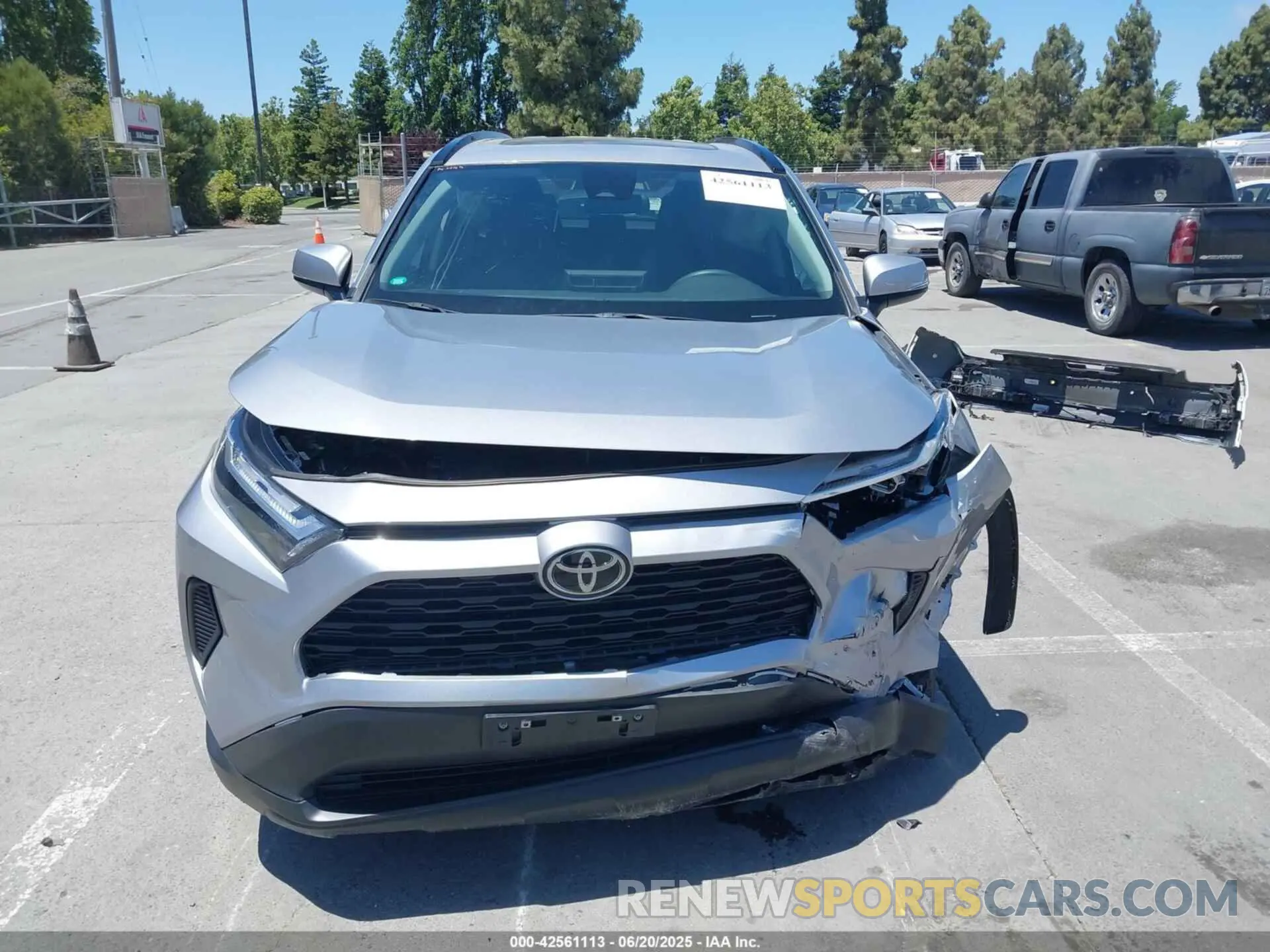 12 fotografías del automóvil dañado 2T3W1RFV5NC213609 TOYOTA RAV4 2022