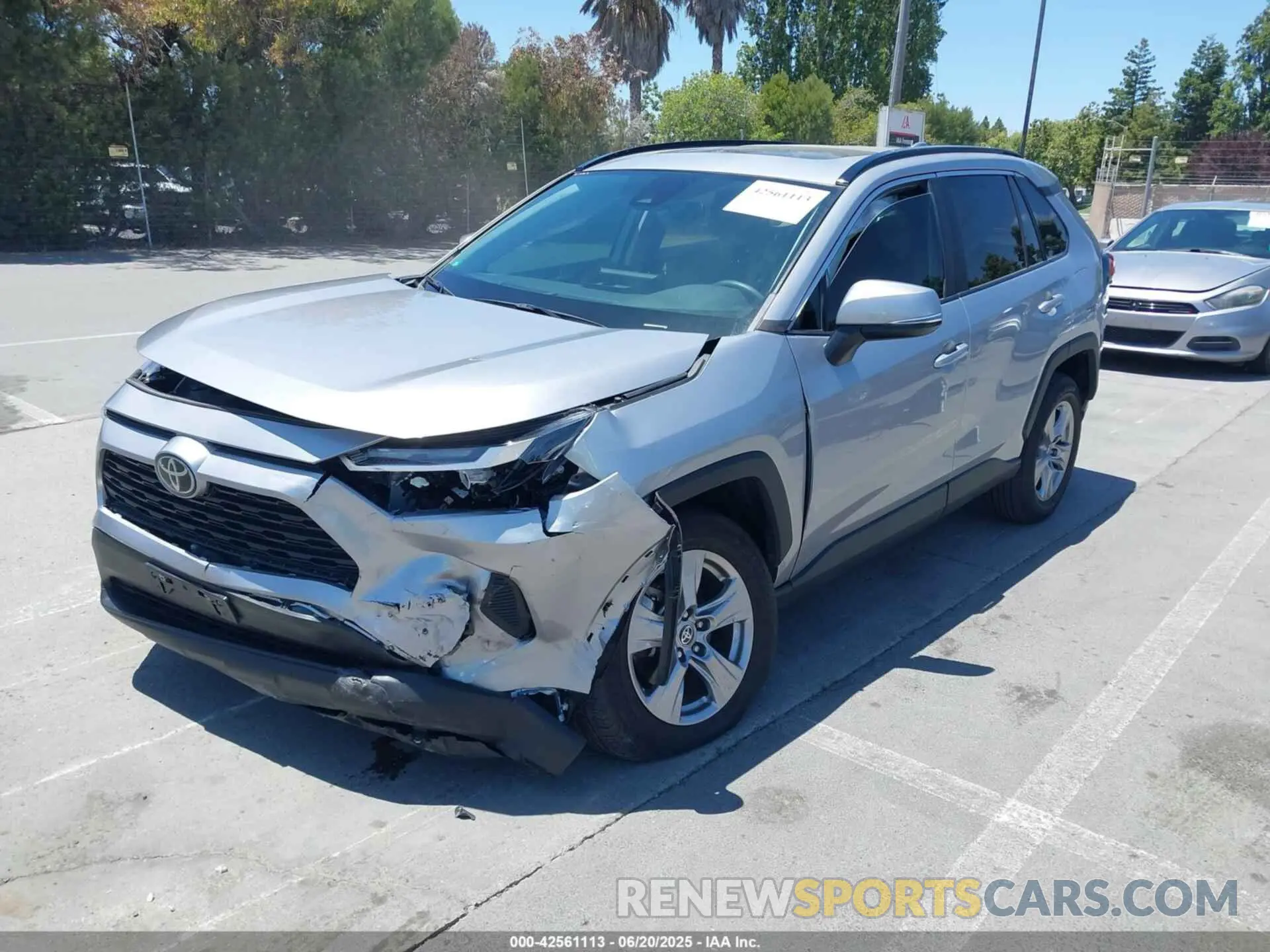 2 fotografías del automóvil dañado 2T3W1RFV5NC213609 TOYOTA RAV4 2022