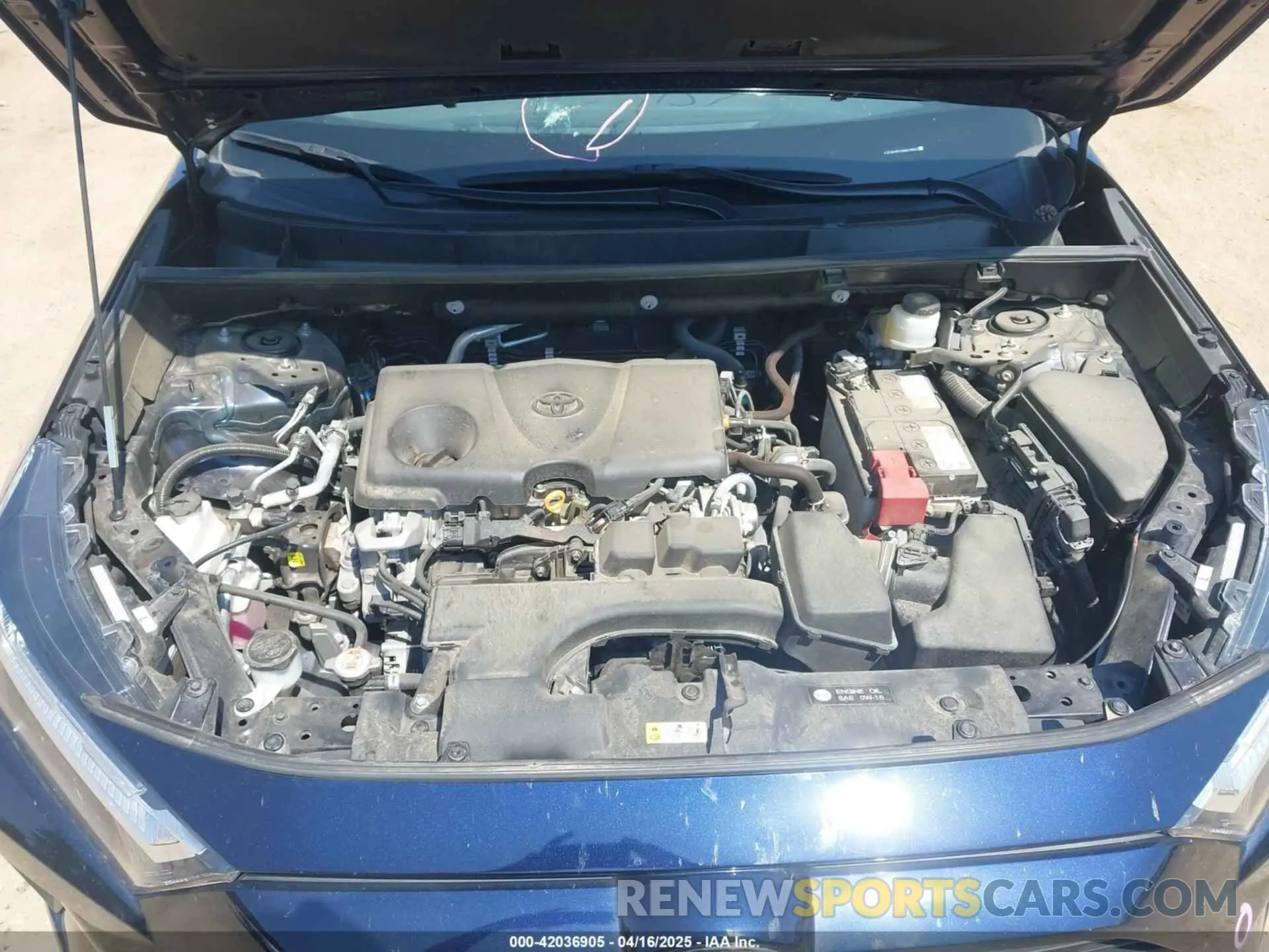 10 fotografías del automóvil dañado 2T3W1RFV5NW218663 TOYOTA RAV4 2022