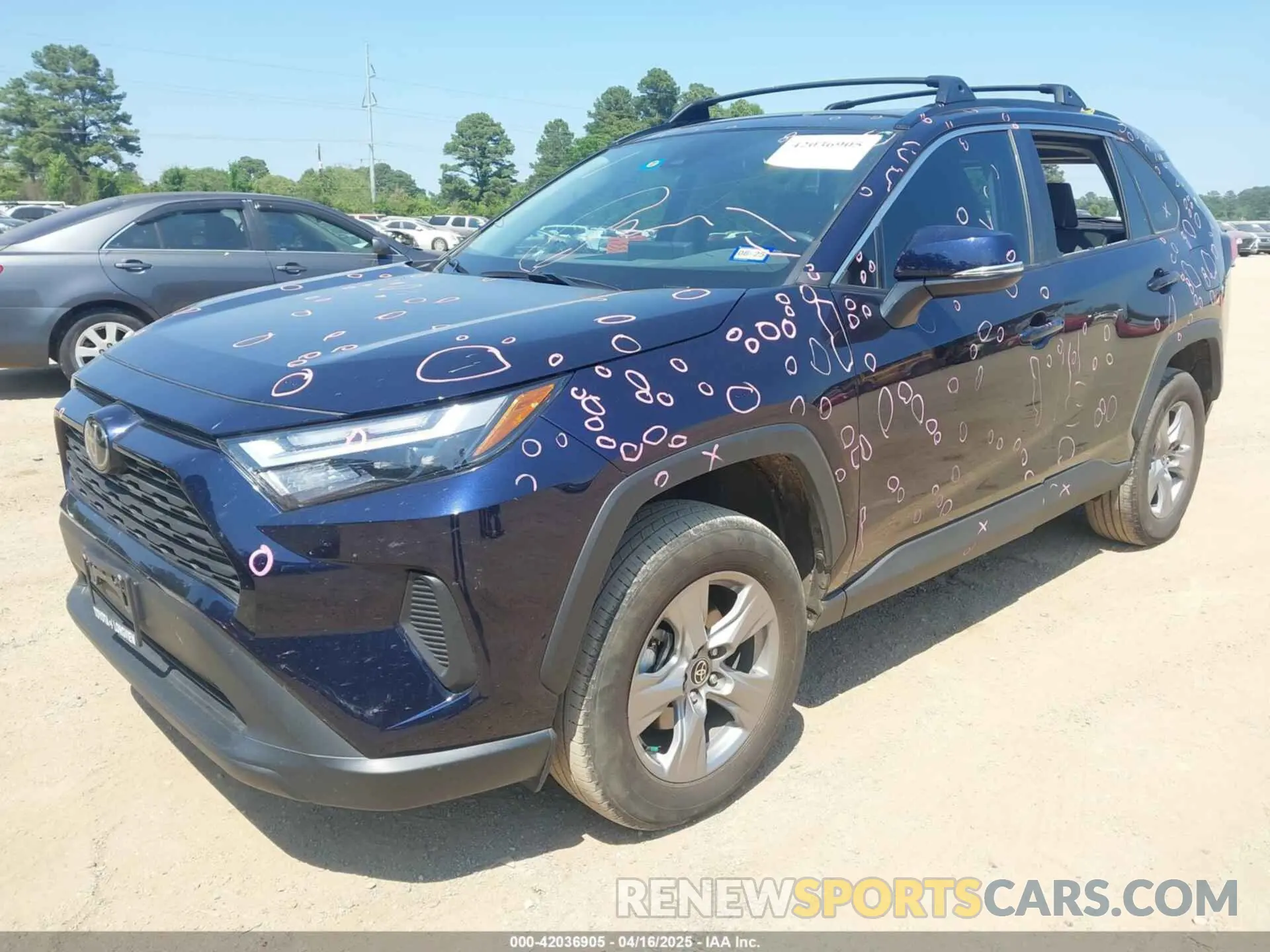 2 fotografías del automóvil dañado 2T3W1RFV5NW218663 TOYOTA RAV4 2022