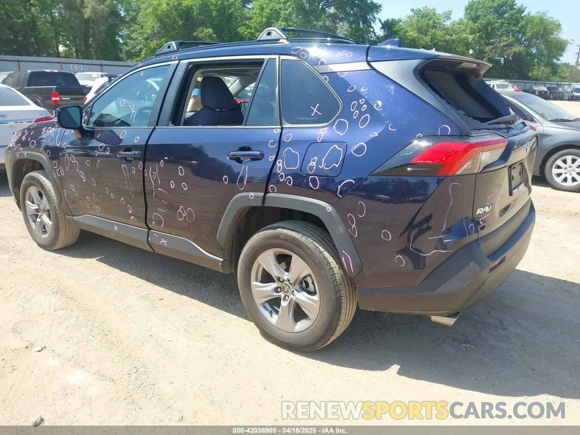 3 fotografías del automóvil dañado 2T3W1RFV5NW218663 TOYOTA RAV4 2022