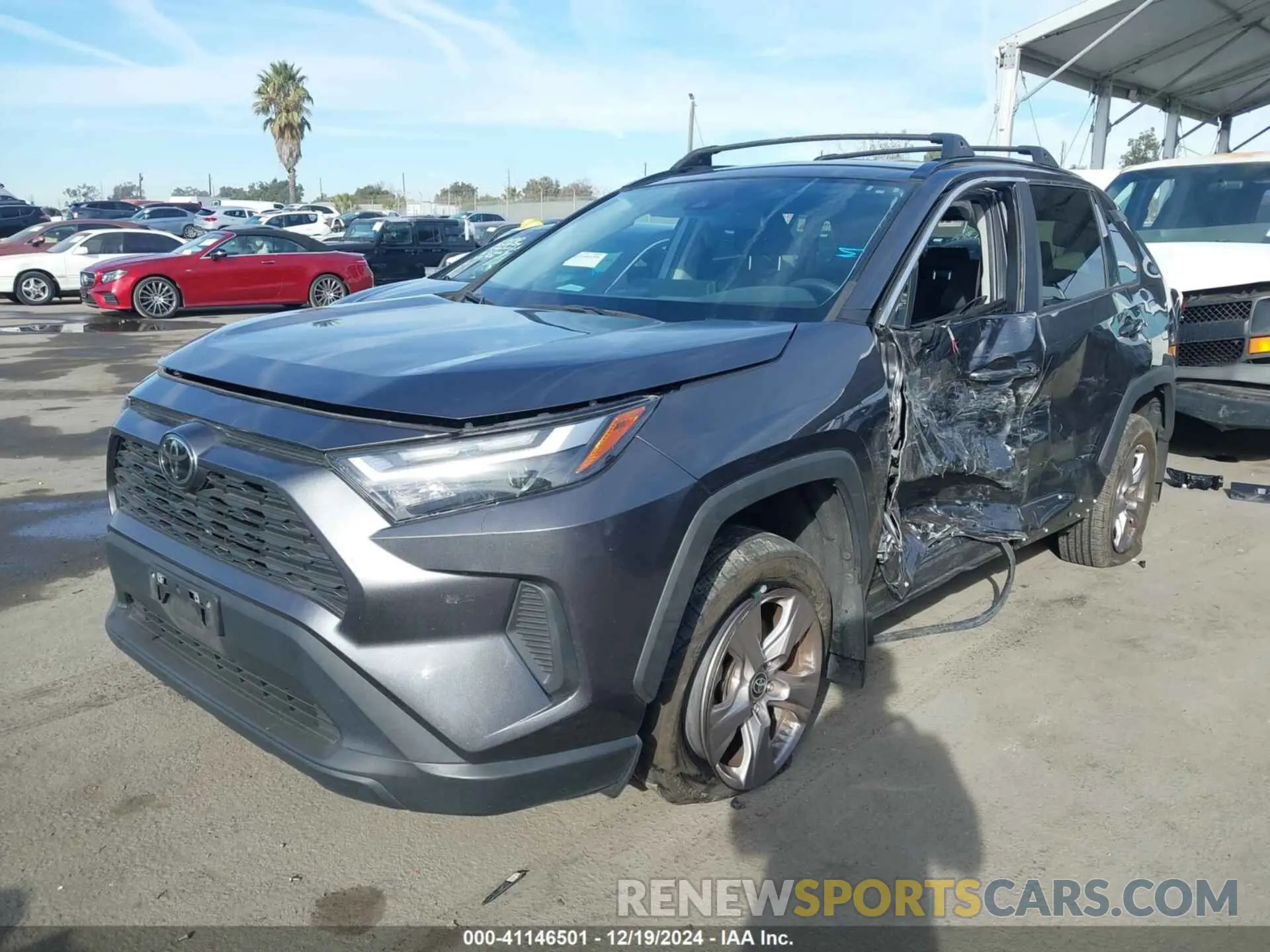 2 fotografías del automóvil dañado 2T3W1RFV7NC183478 TOYOTA RAV4 2022
