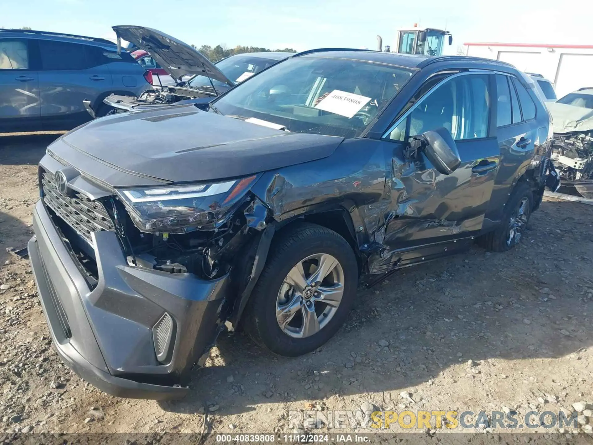 2 fotografías del automóvil dañado 2T3W1RFV7NC200733 TOYOTA RAV4 2022