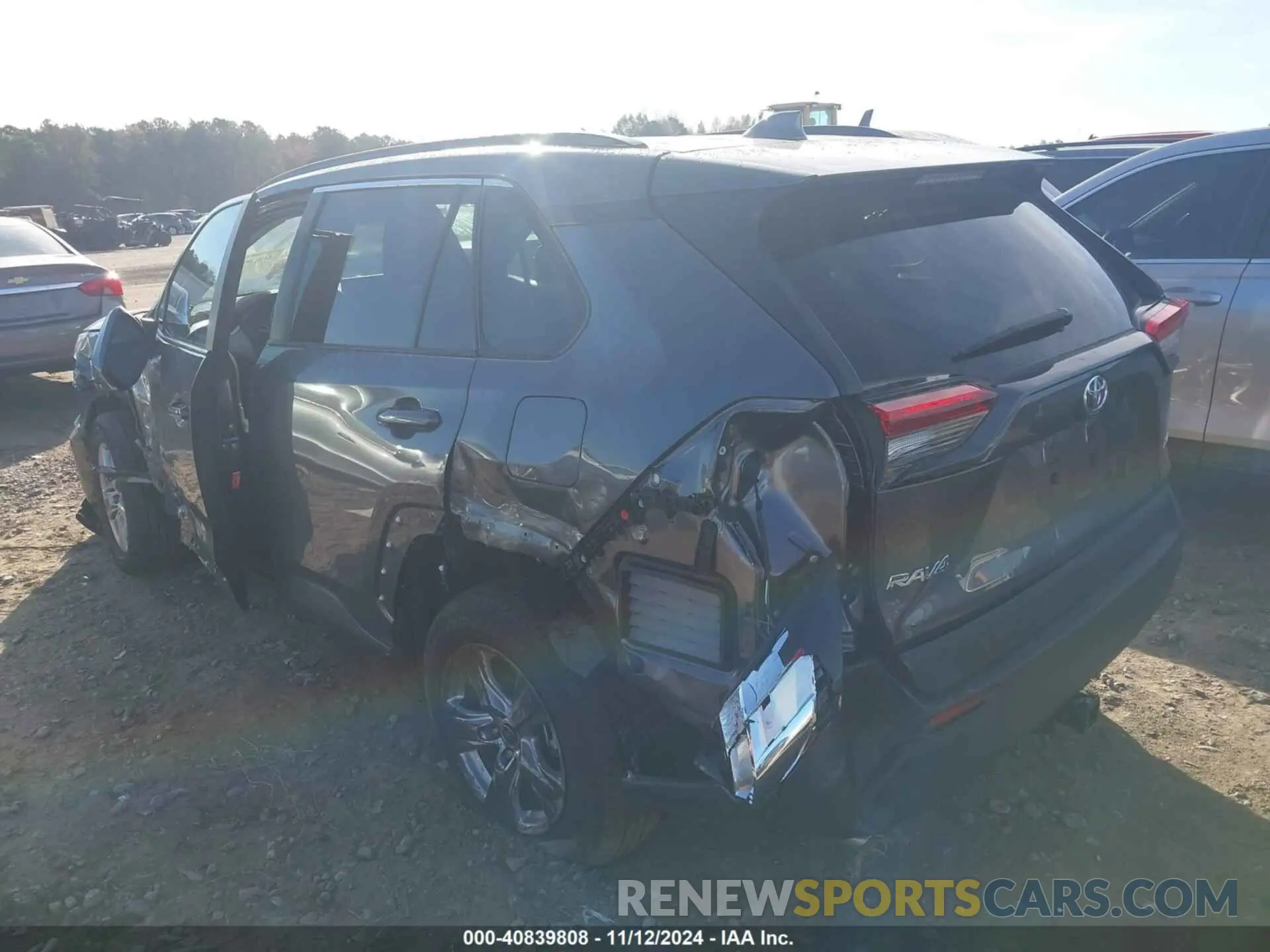 3 fotografías del automóvil dañado 2T3W1RFV7NC200733 TOYOTA RAV4 2022
