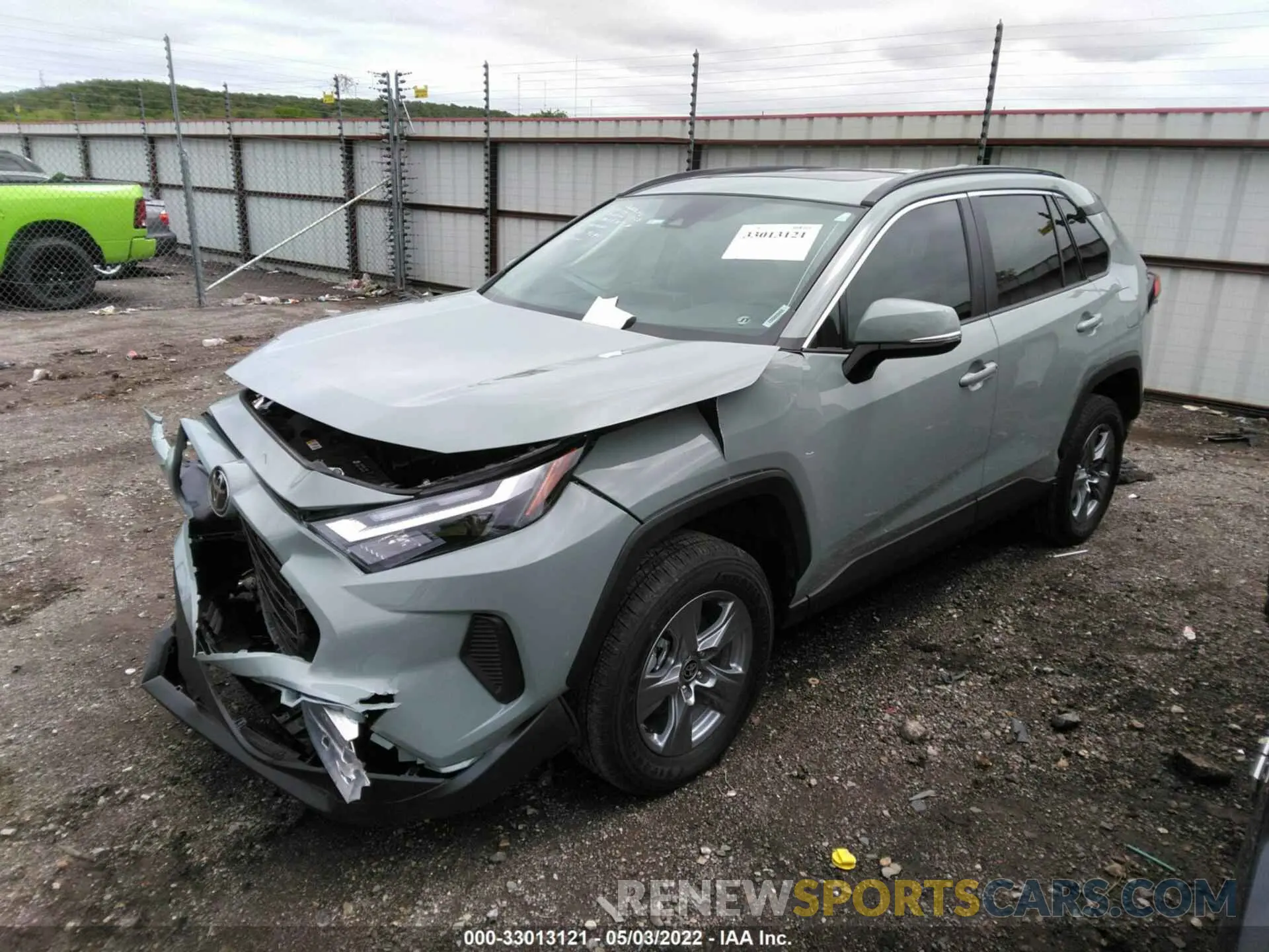 2 fotografías del automóvil dañado 2T3W1RFV7NW188162 TOYOTA RAV4 2022