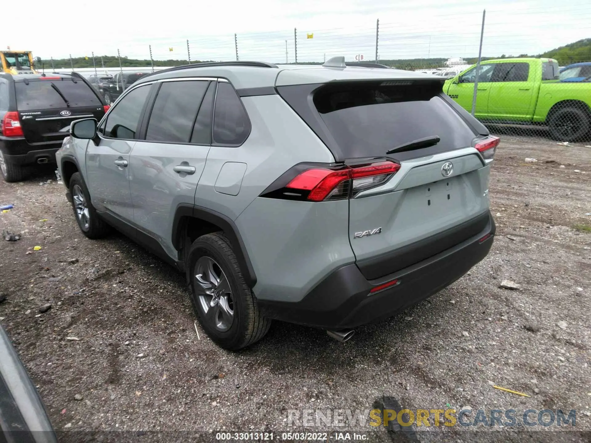 3 fotografías del automóvil dañado 2T3W1RFV7NW188162 TOYOTA RAV4 2022
