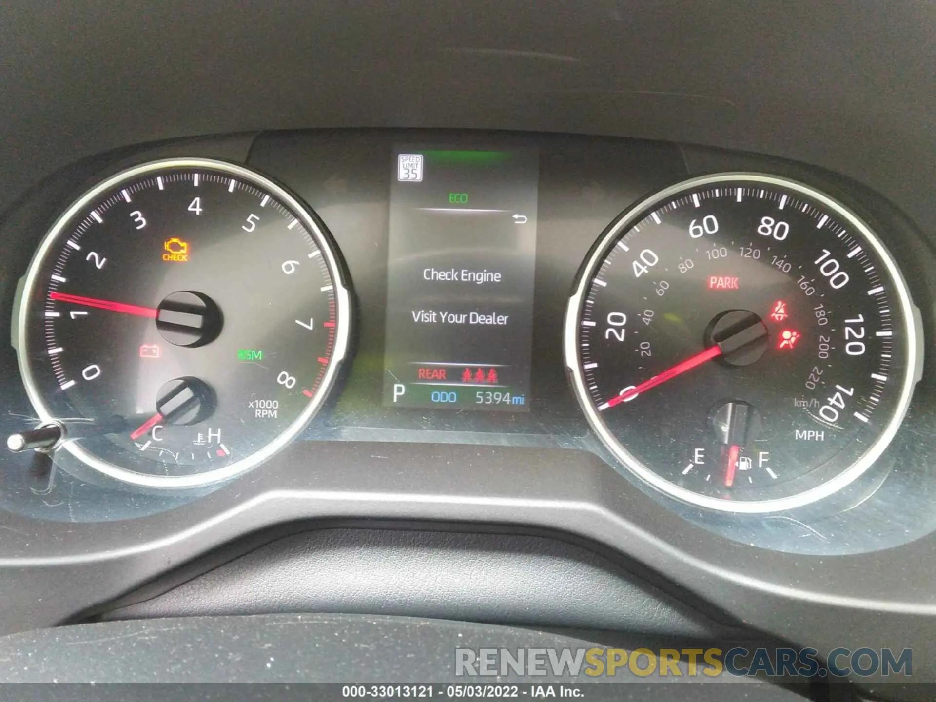 7 fotografías del automóvil dañado 2T3W1RFV7NW188162 TOYOTA RAV4 2022