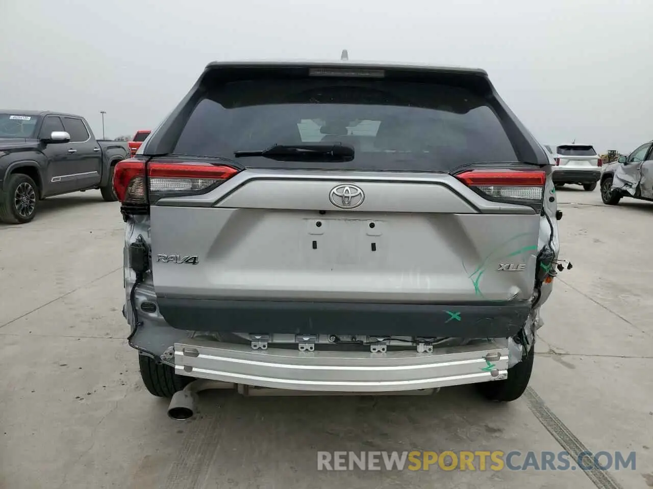 6 fotografías del automóvil dañado 2T3W1RFV8NW207107 TOYOTA RAV4 2022