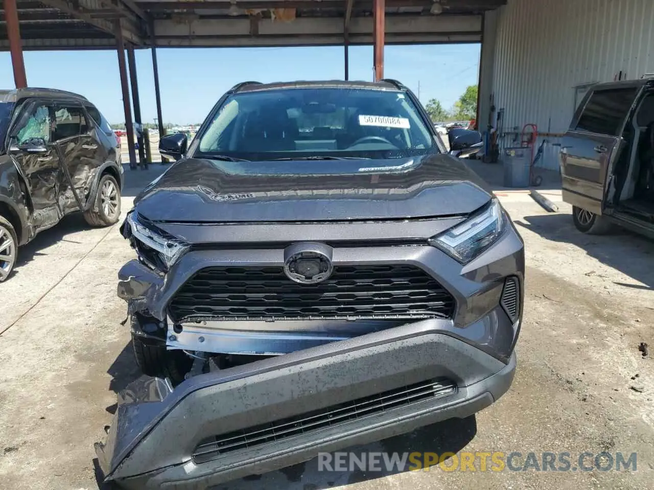 5 fotografías del automóvil dañado 2T3W1RFV8NW208600 TOYOTA RAV4 2022