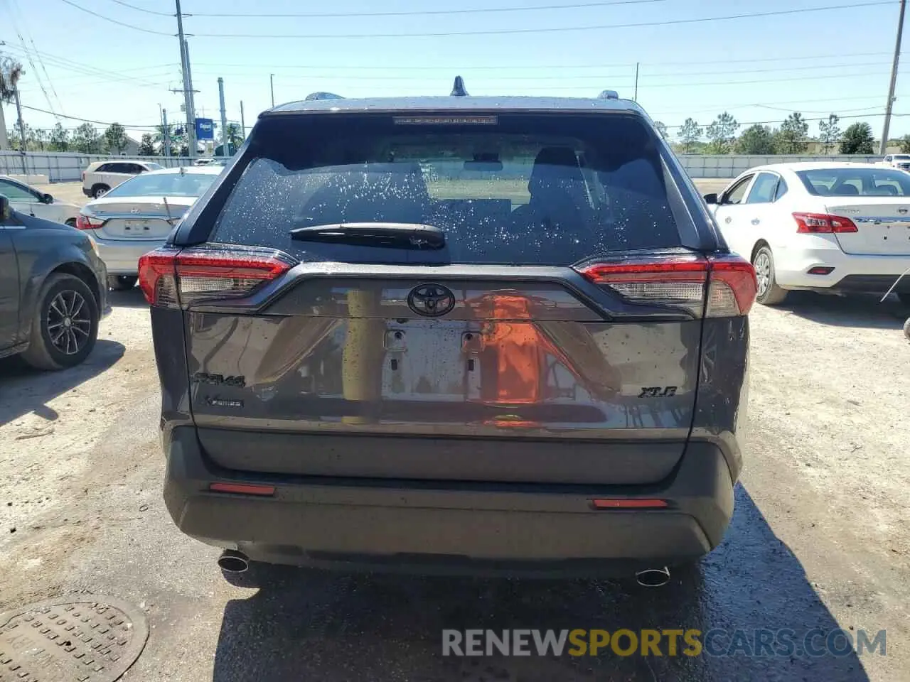 6 fotografías del automóvil dañado 2T3W1RFV8NW208600 TOYOTA RAV4 2022