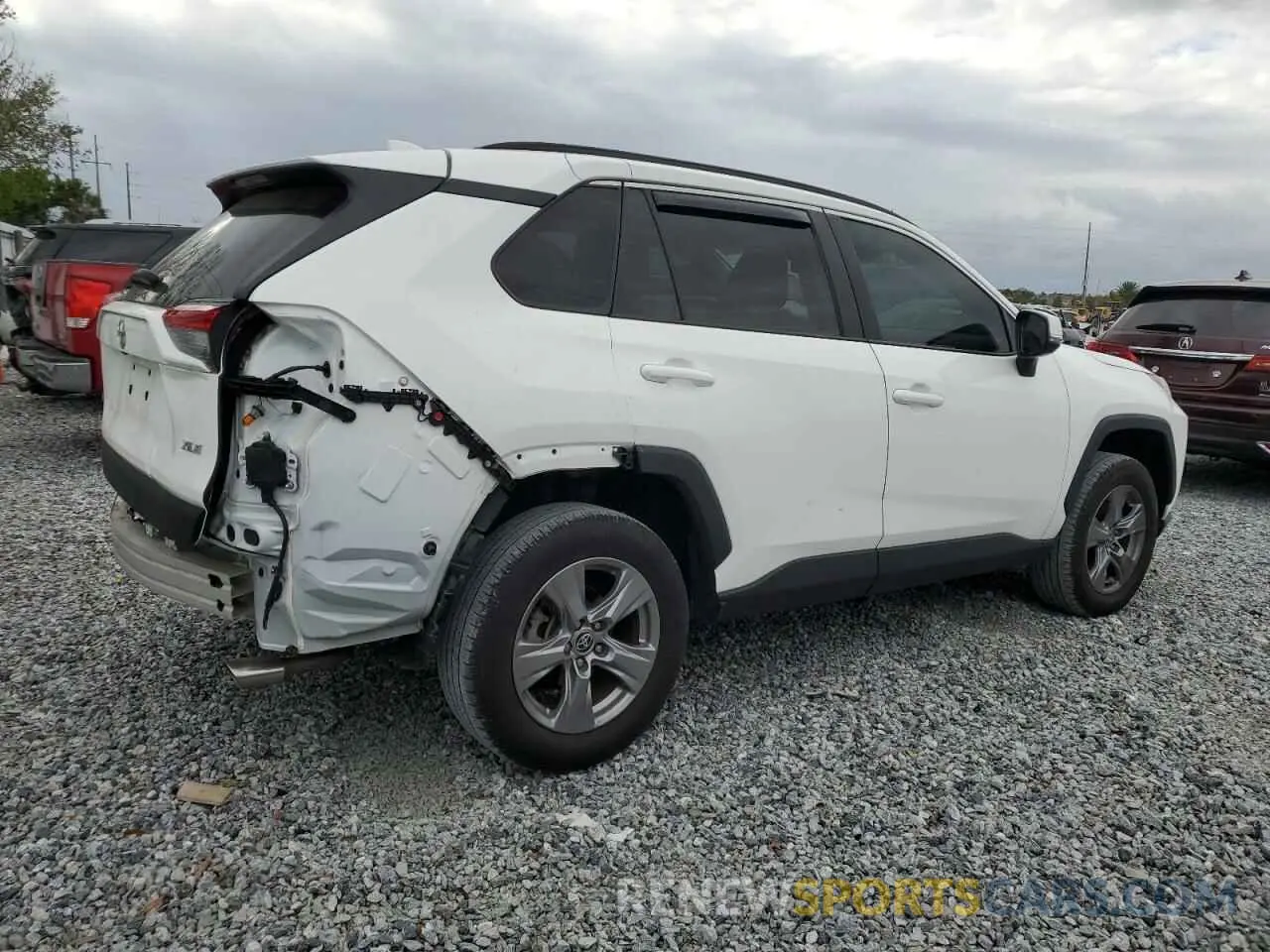 3 fotografías del automóvil dañado 2T3W1RFV9NC175110 TOYOTA RAV4 2022