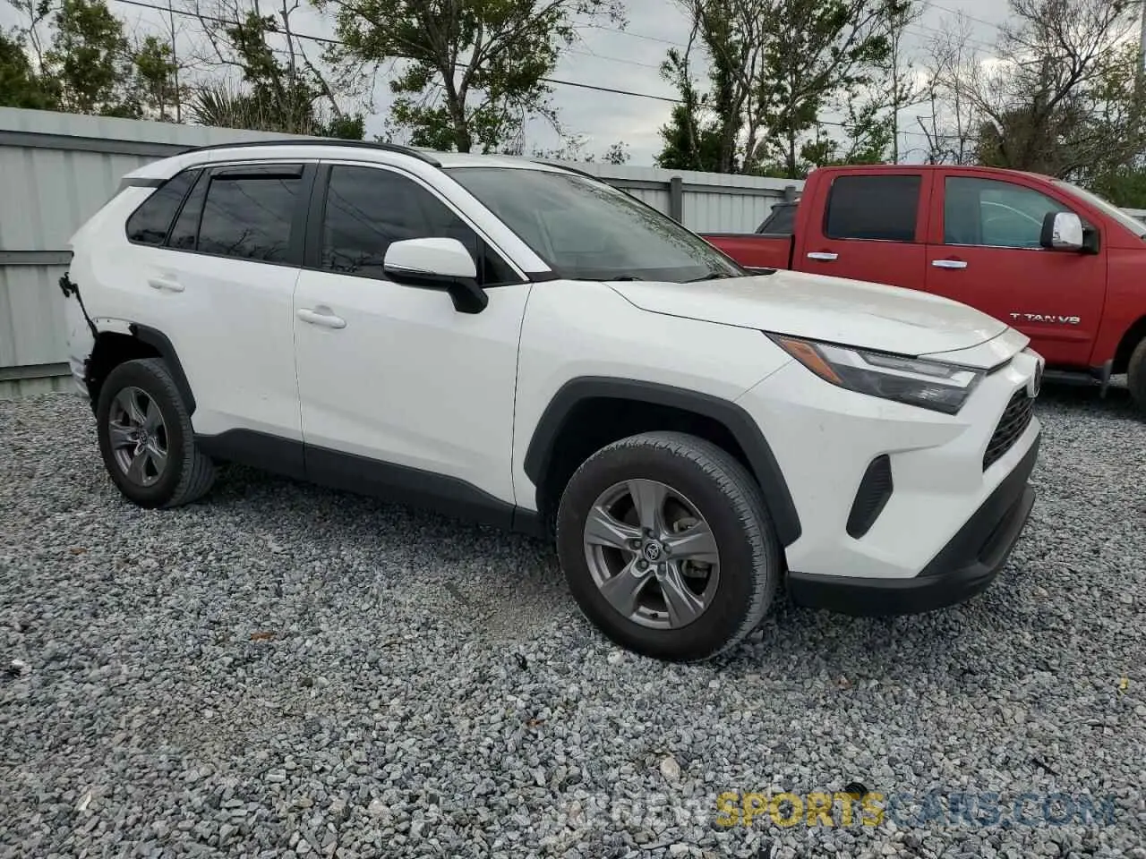 4 fotografías del automóvil dañado 2T3W1RFV9NC175110 TOYOTA RAV4 2022