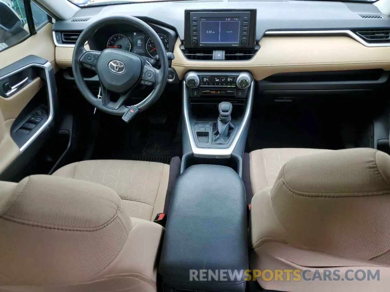 8 fotografías del automóvil dañado 2T3W1RFV9NC175110 TOYOTA RAV4 2022