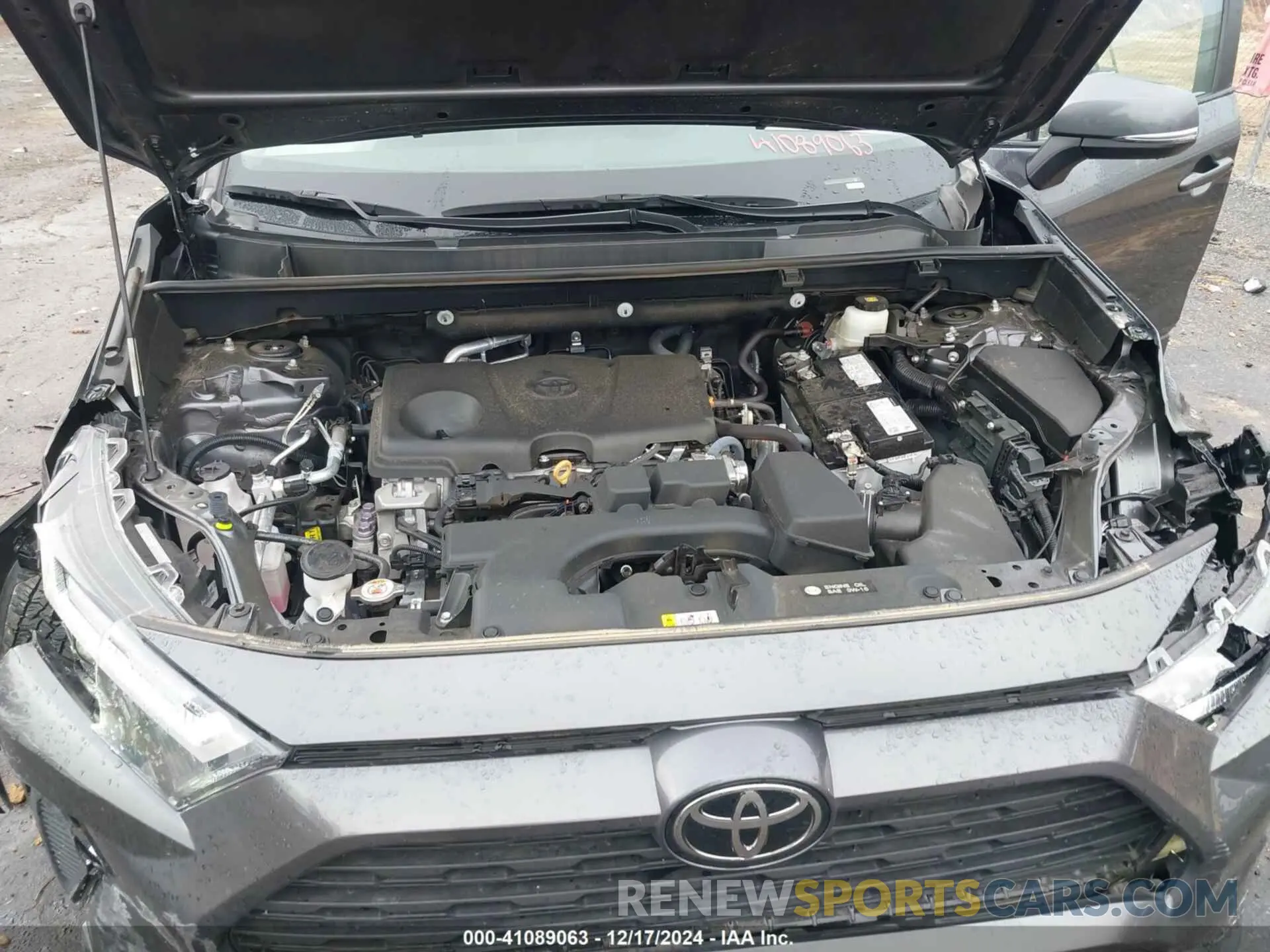10 fotografías del automóvil dañado 2T3W1RFV9NC182557 TOYOTA RAV4 2022