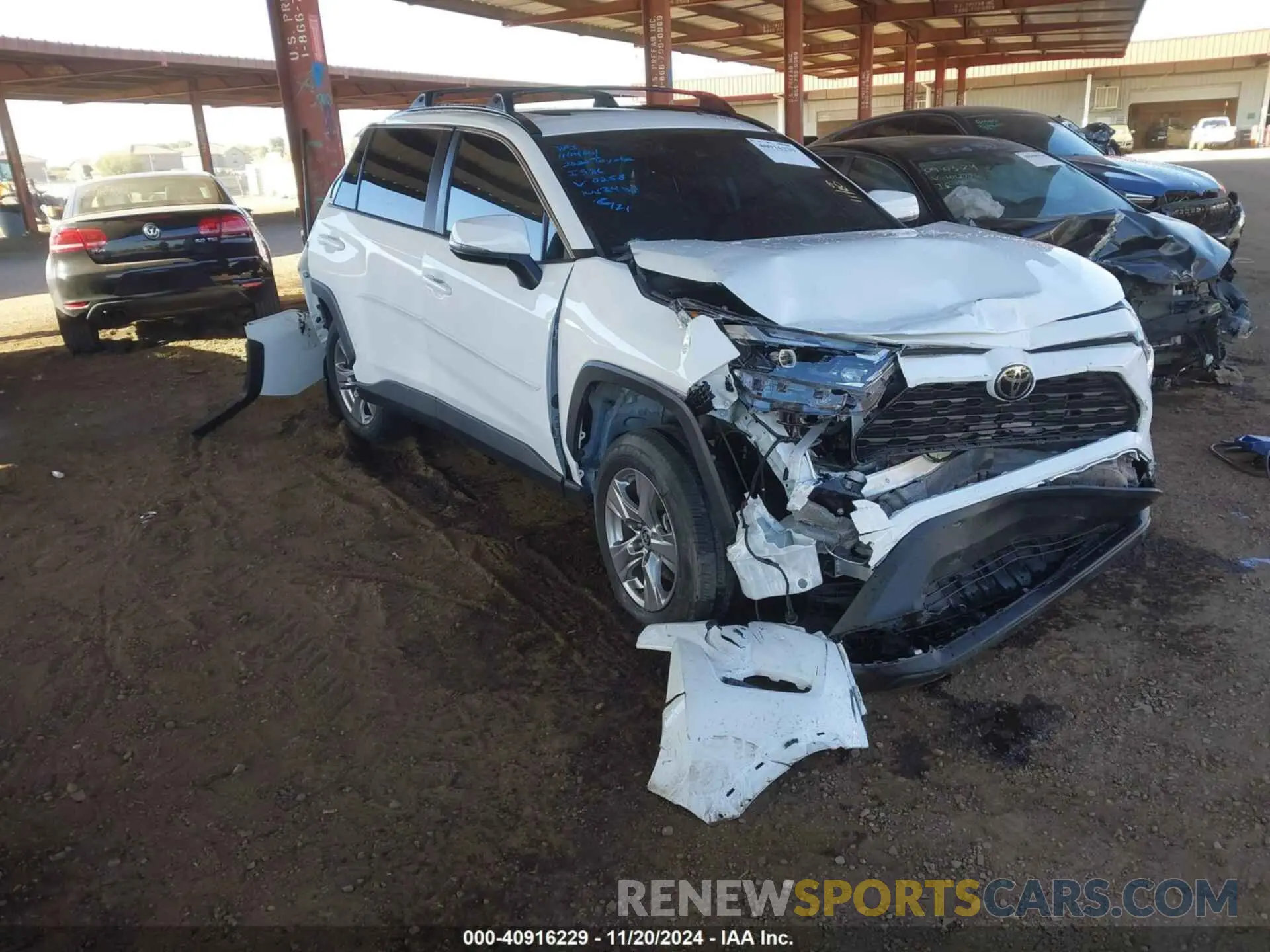 1 fotografías del automóvil dañado 2T3W1RFV9NC210258 TOYOTA RAV4 2022