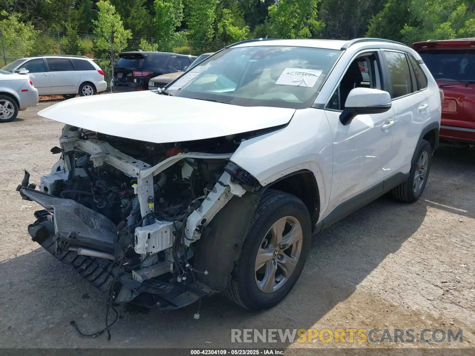 2 fotografías del automóvil dañado 2T3W1RFV9NW192813 TOYOTA RAV4 2022