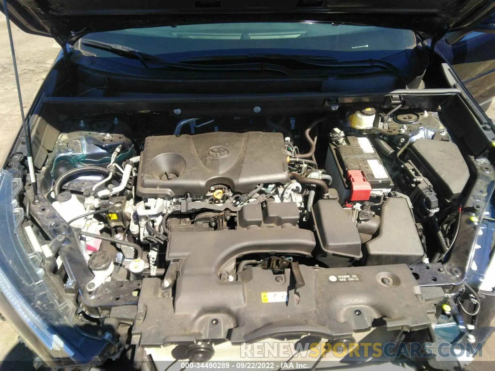 10 fotografías del automóvil dañado 2T3W1RFV9NW193203 TOYOTA RAV4 2022