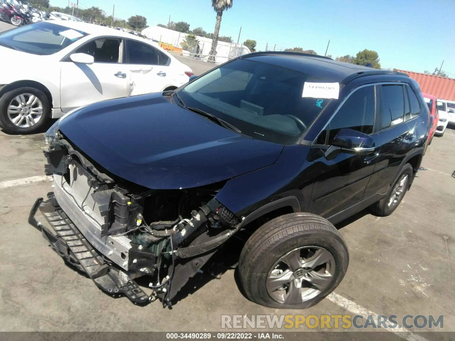 2 fotografías del automóvil dañado 2T3W1RFV9NW193203 TOYOTA RAV4 2022