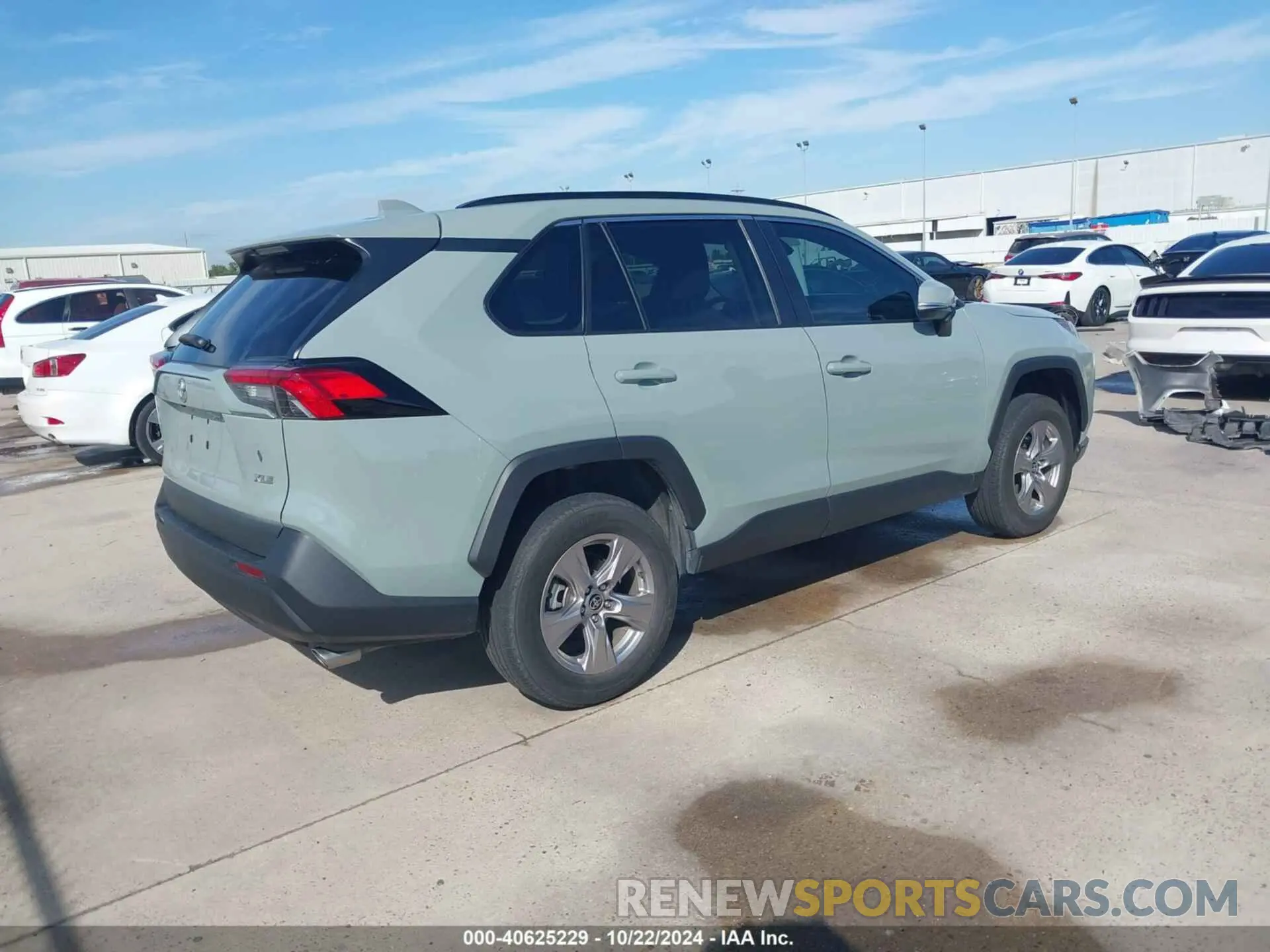 4 fotografías del automóvil dañado 2T3W1RFV9NW227060 TOYOTA RAV4 2022