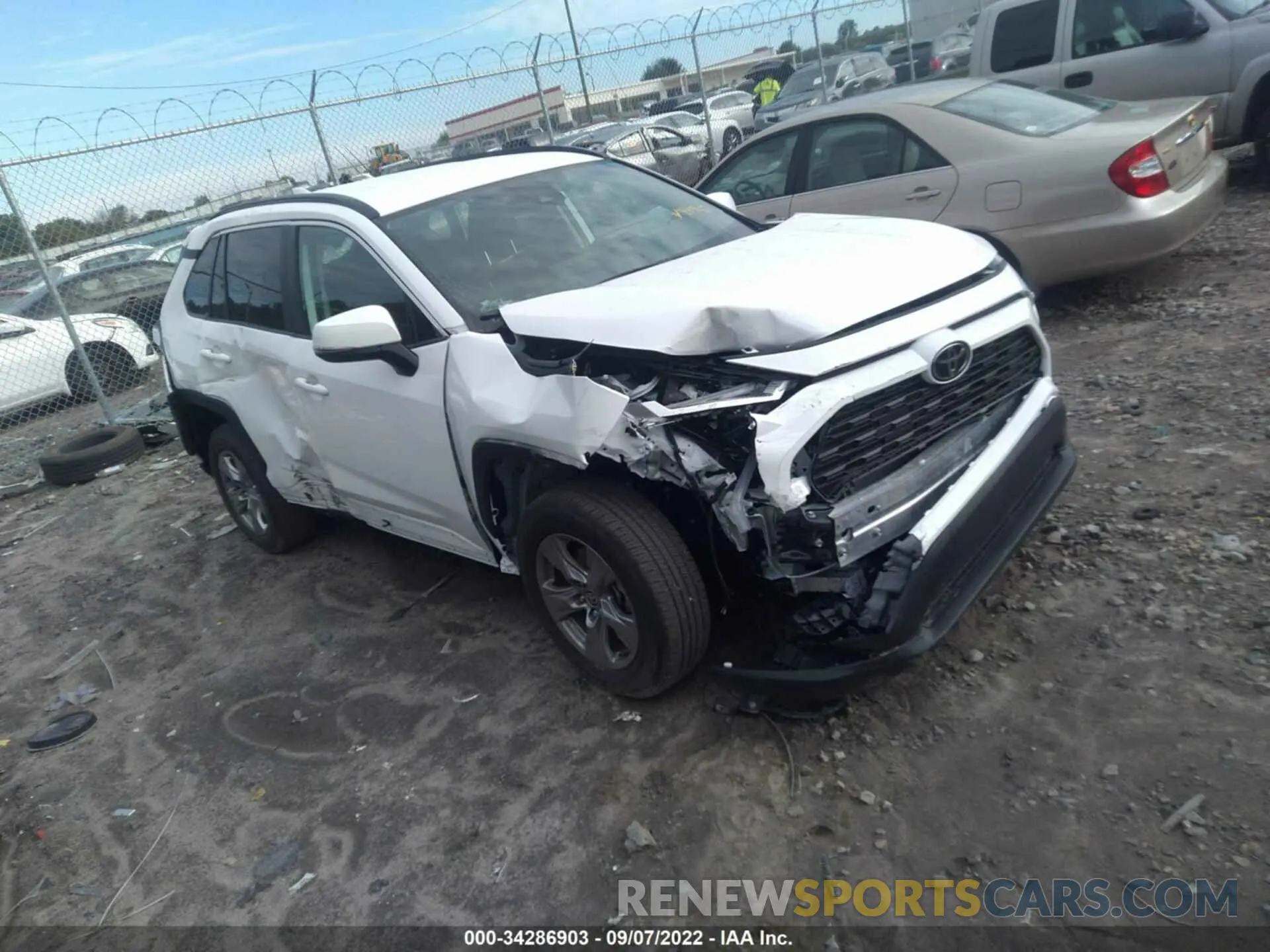 1 fotografías del automóvil dañado 2T3W1RFVXNC199495 TOYOTA RAV4 2022