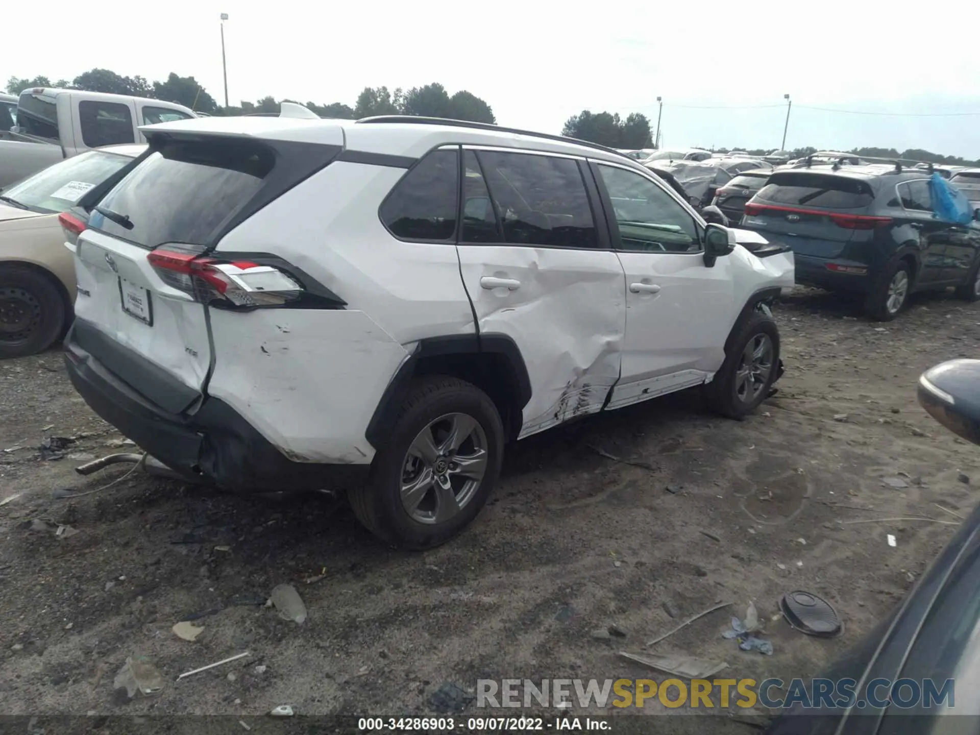 4 fotografías del automóvil dañado 2T3W1RFVXNC199495 TOYOTA RAV4 2022